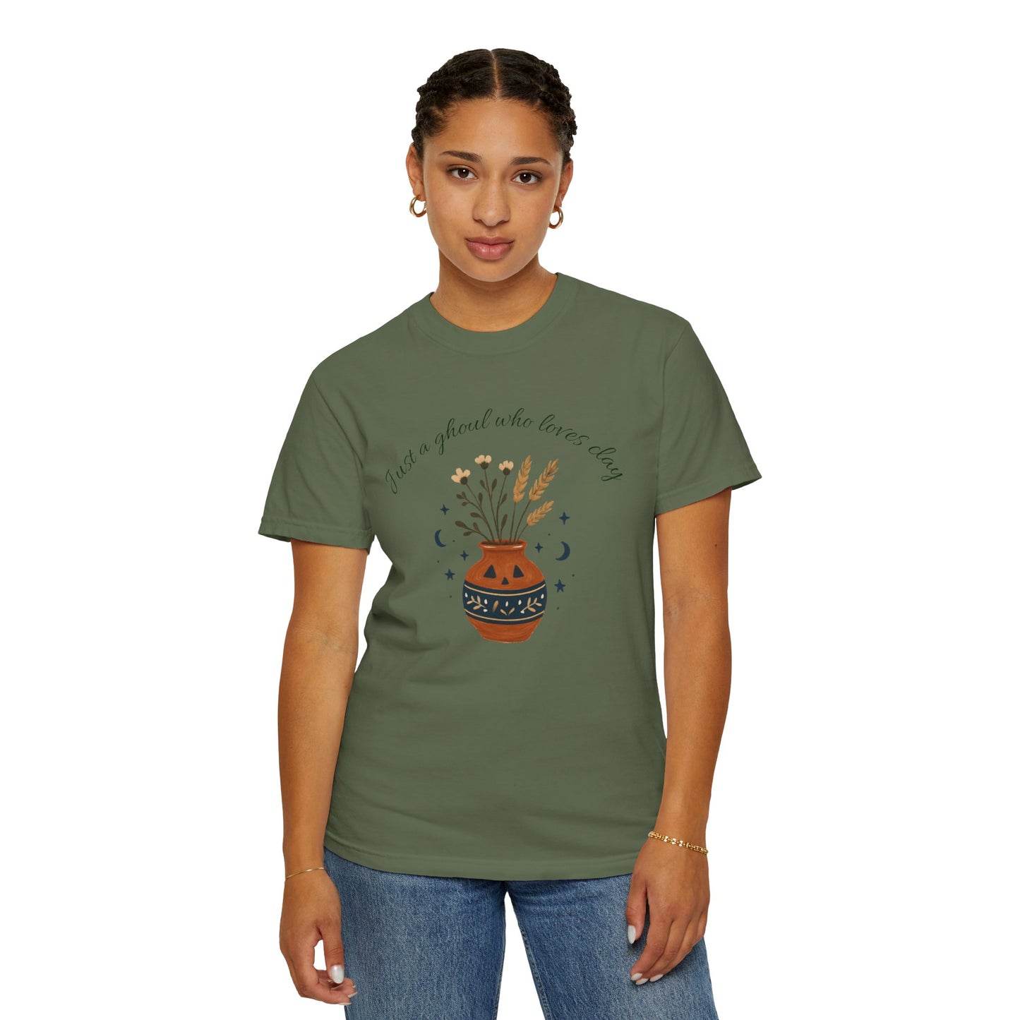 Pottery Halloween T-Shirt, Casual Gift, Free Spirit Style