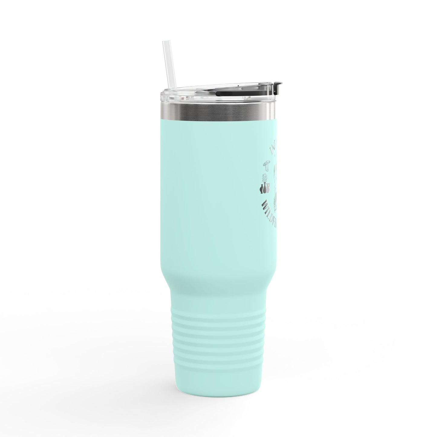Wildflower Soul Insulated Travel Mug, 40oz - Perfect for Road Trips, Camping, Coffee Lovers, Gifts, Summer Adventures