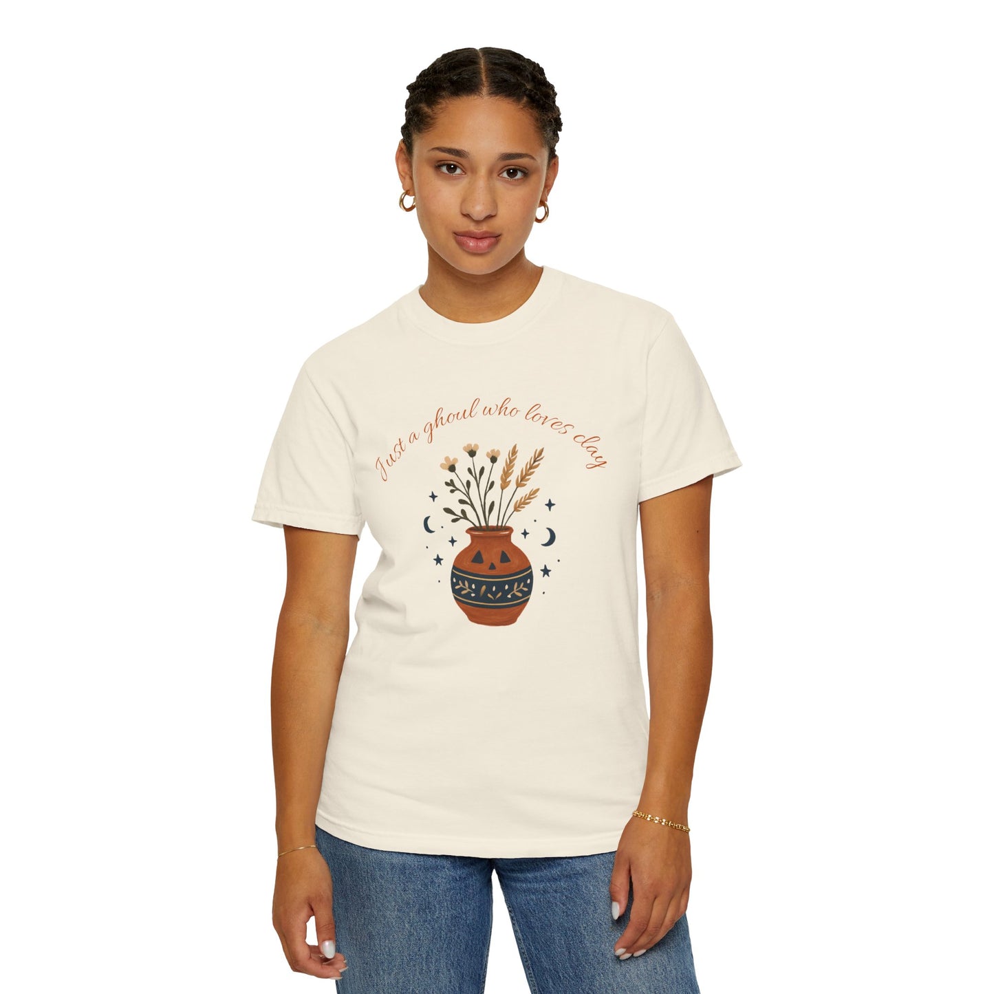 Pottery Halloween T-Shirt, Casual Gift, Free Spirit Style