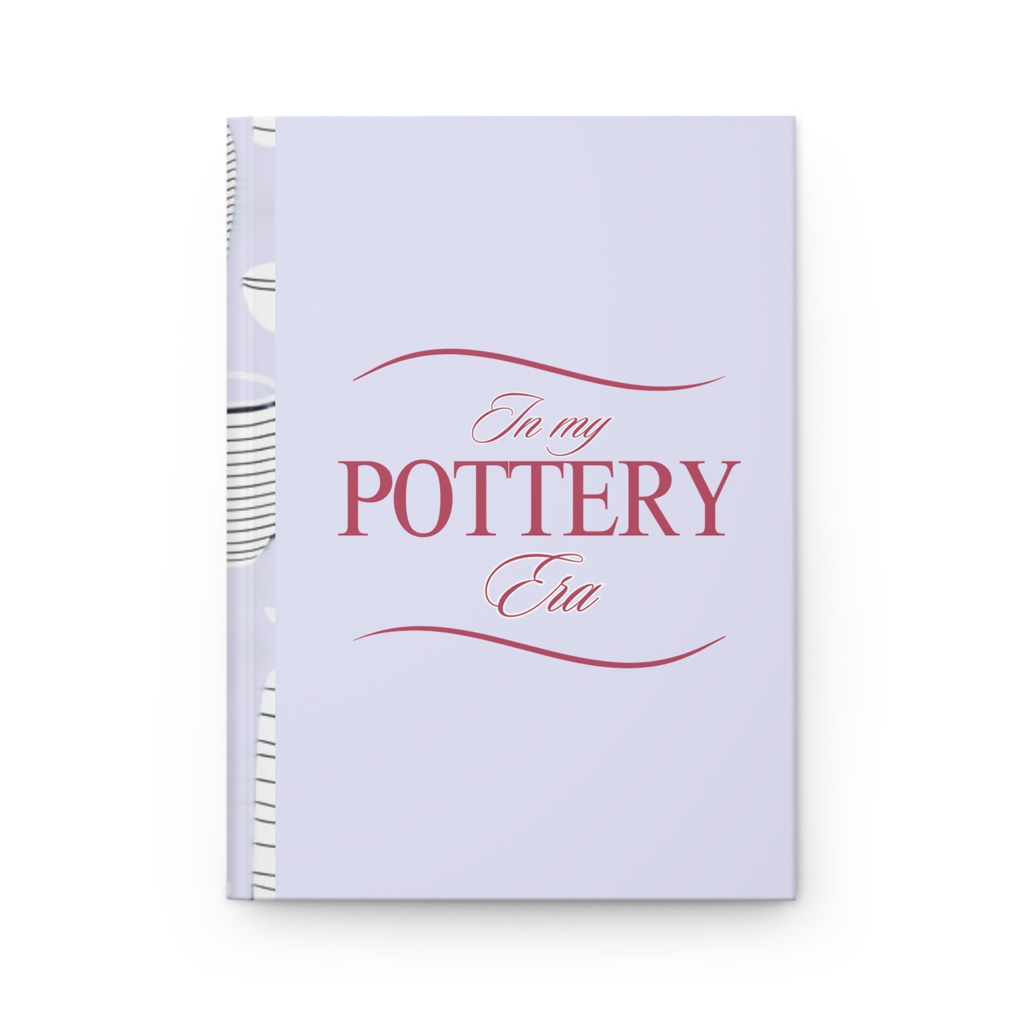 Pottery-Inspired Hardcover Journal, Unique Writing Notebook for Artists, Gift for Pottery Lovers, Journaling, Glaze Journal