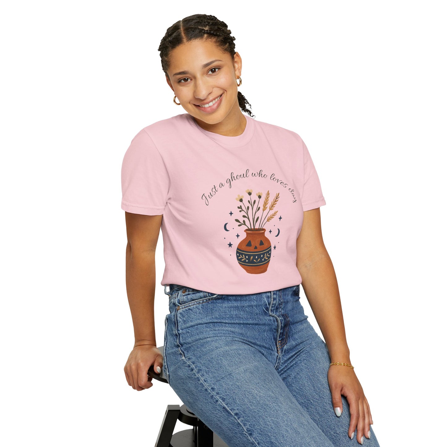 Pottery Halloween T-Shirt, Casual Gift, Free Spirit Style