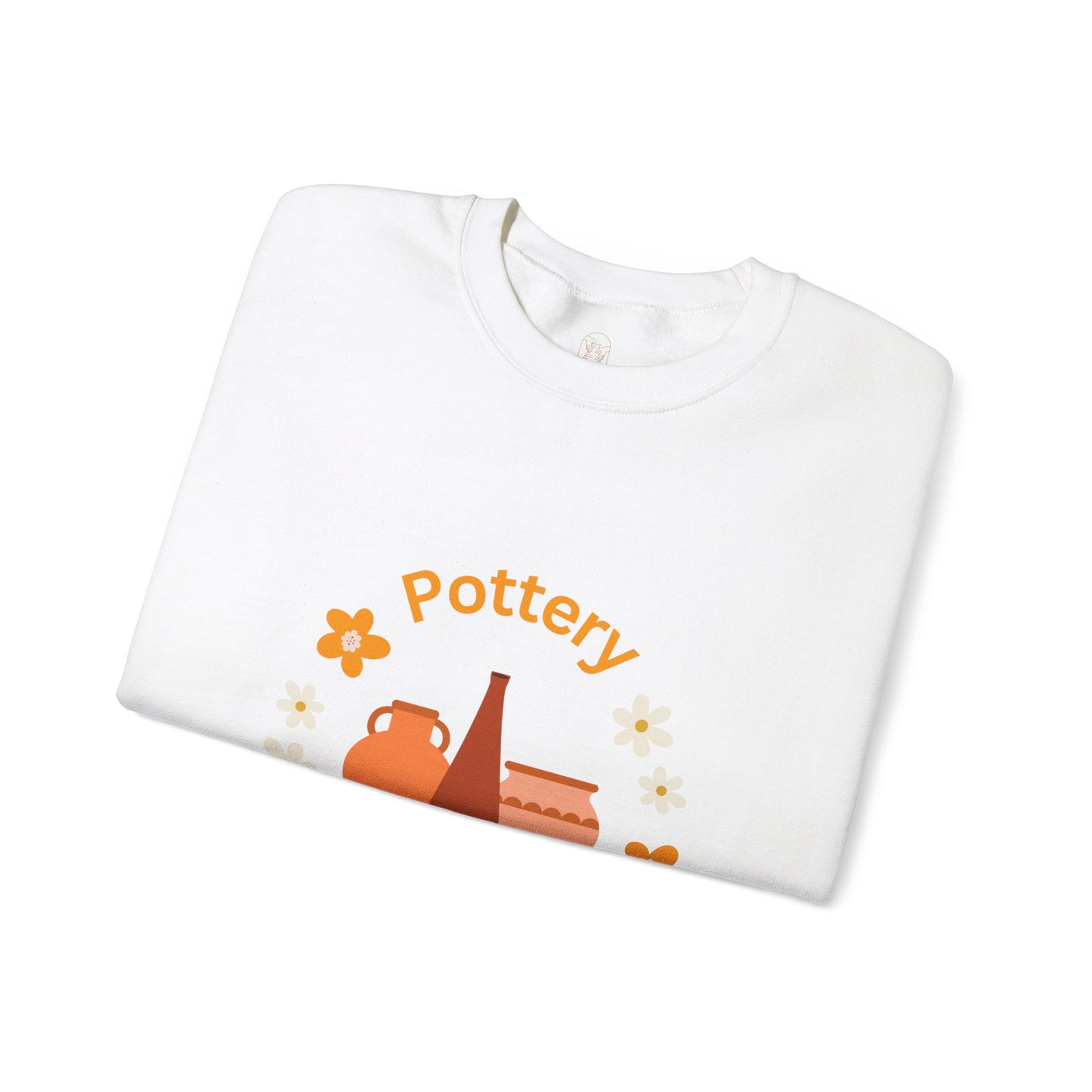 Pottery is my happy place - Unisex Crewneck Sweatshirt