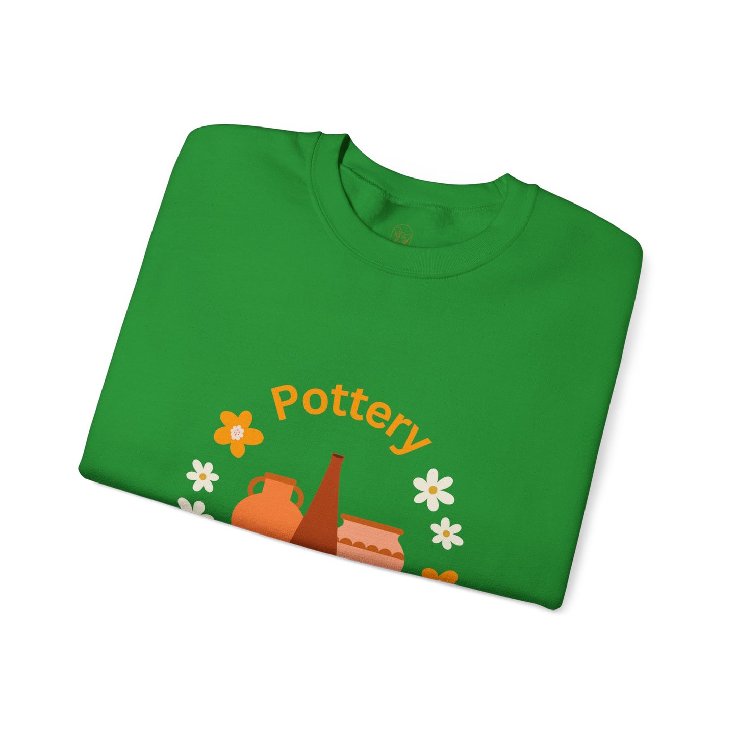 Pottery is my happy place - Unisex Crewneck Sweatshirt