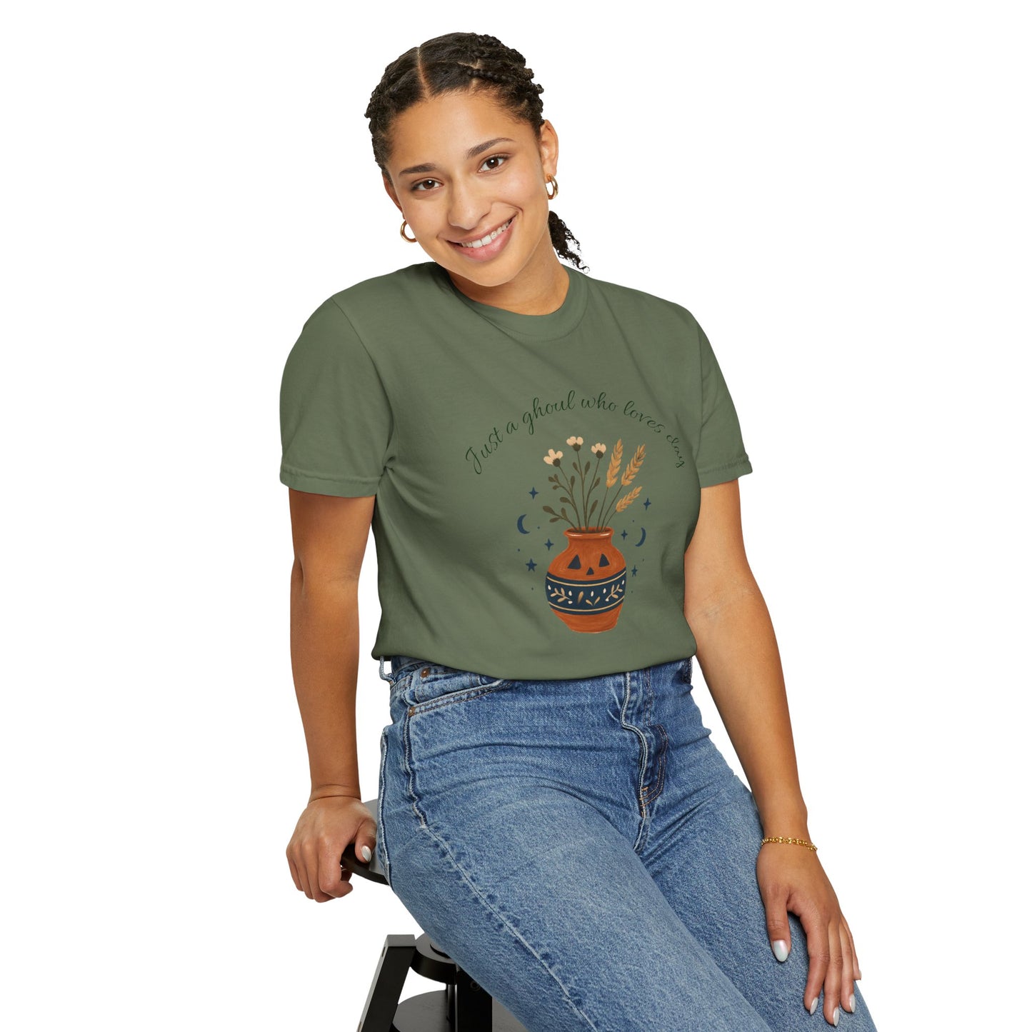 Pottery Halloween T-Shirt, Casual Gift, Free Spirit Style