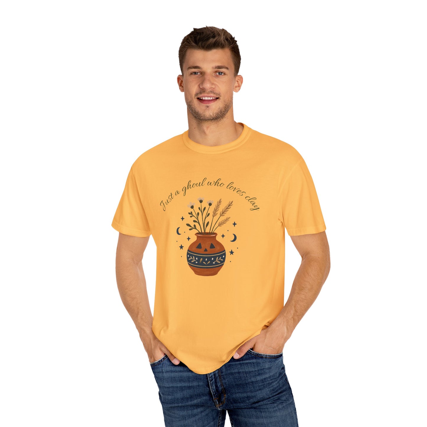 Pottery Halloween T-Shirt, Casual Gift, Free Spirit Style