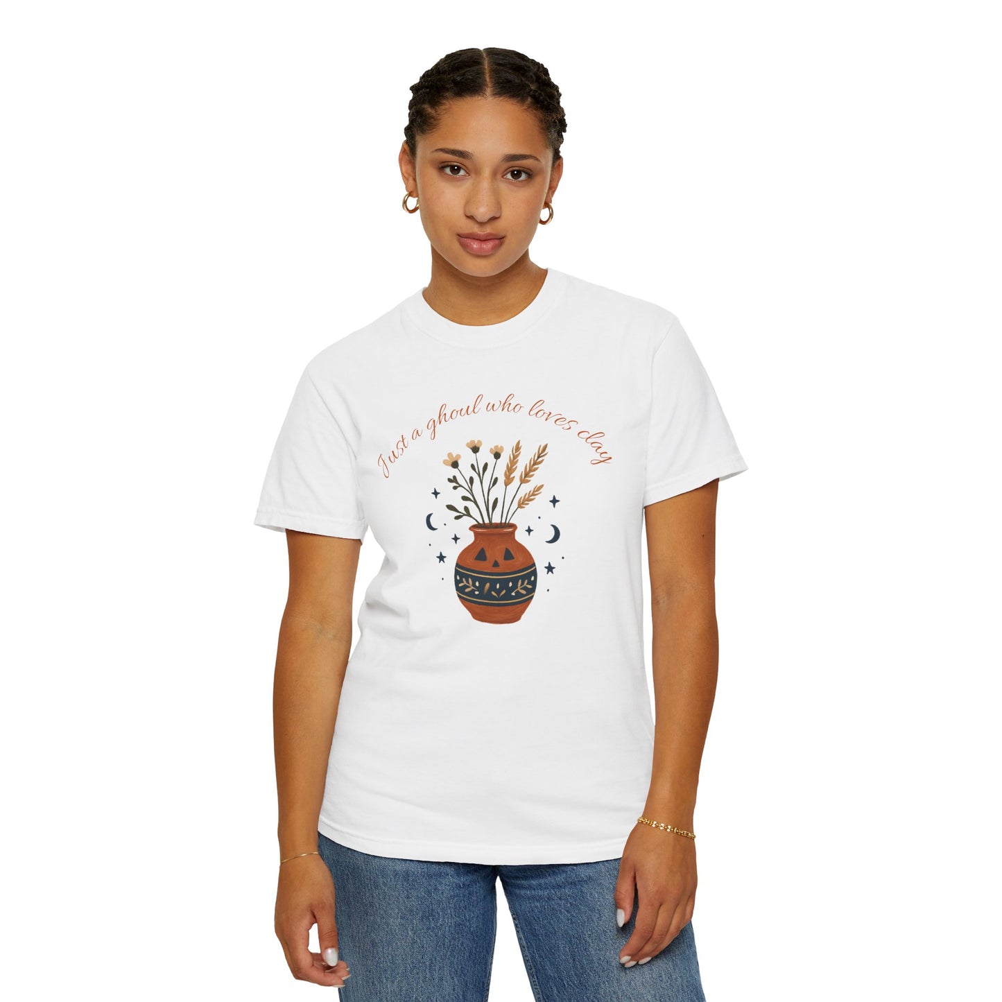 Pottery Halloween T-Shirt, Casual Gift, Free Spirit Style