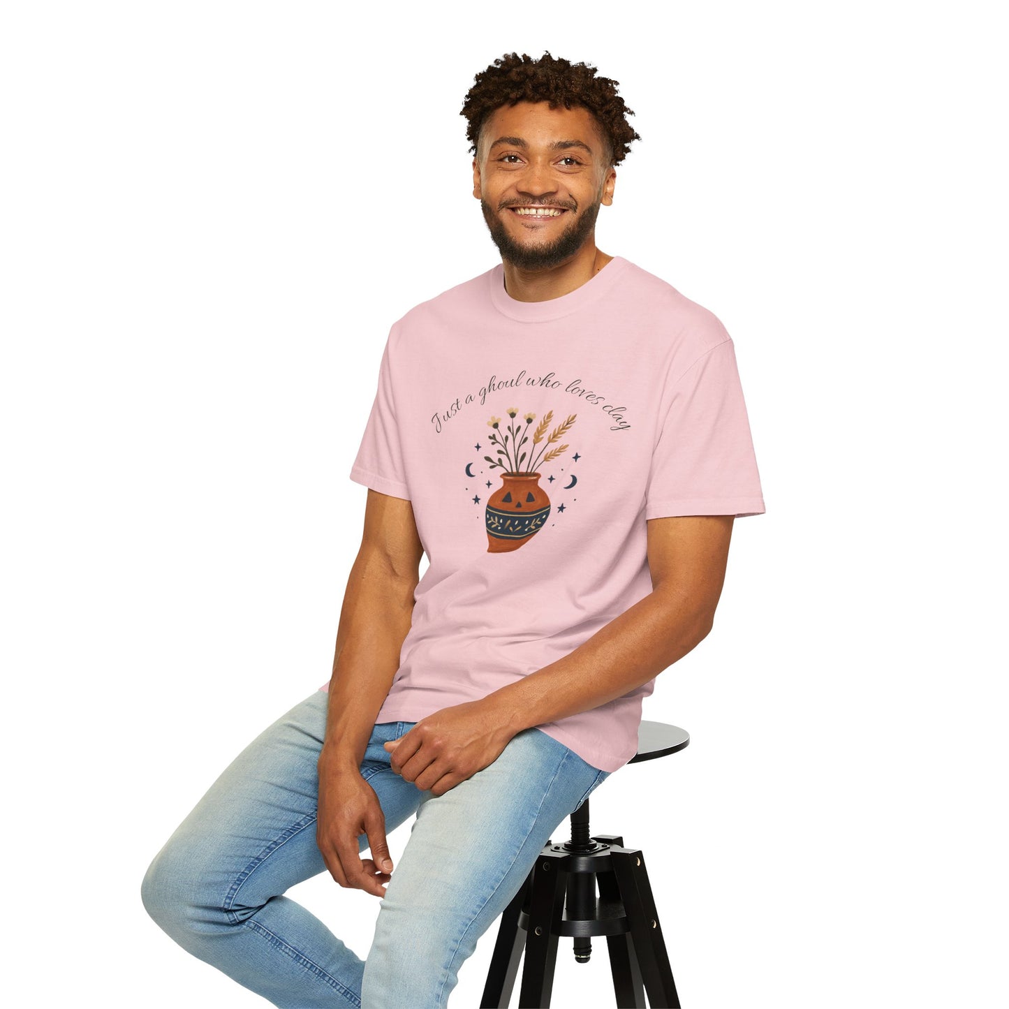 Pottery Halloween T-Shirt, Casual Gift, Free Spirit Style