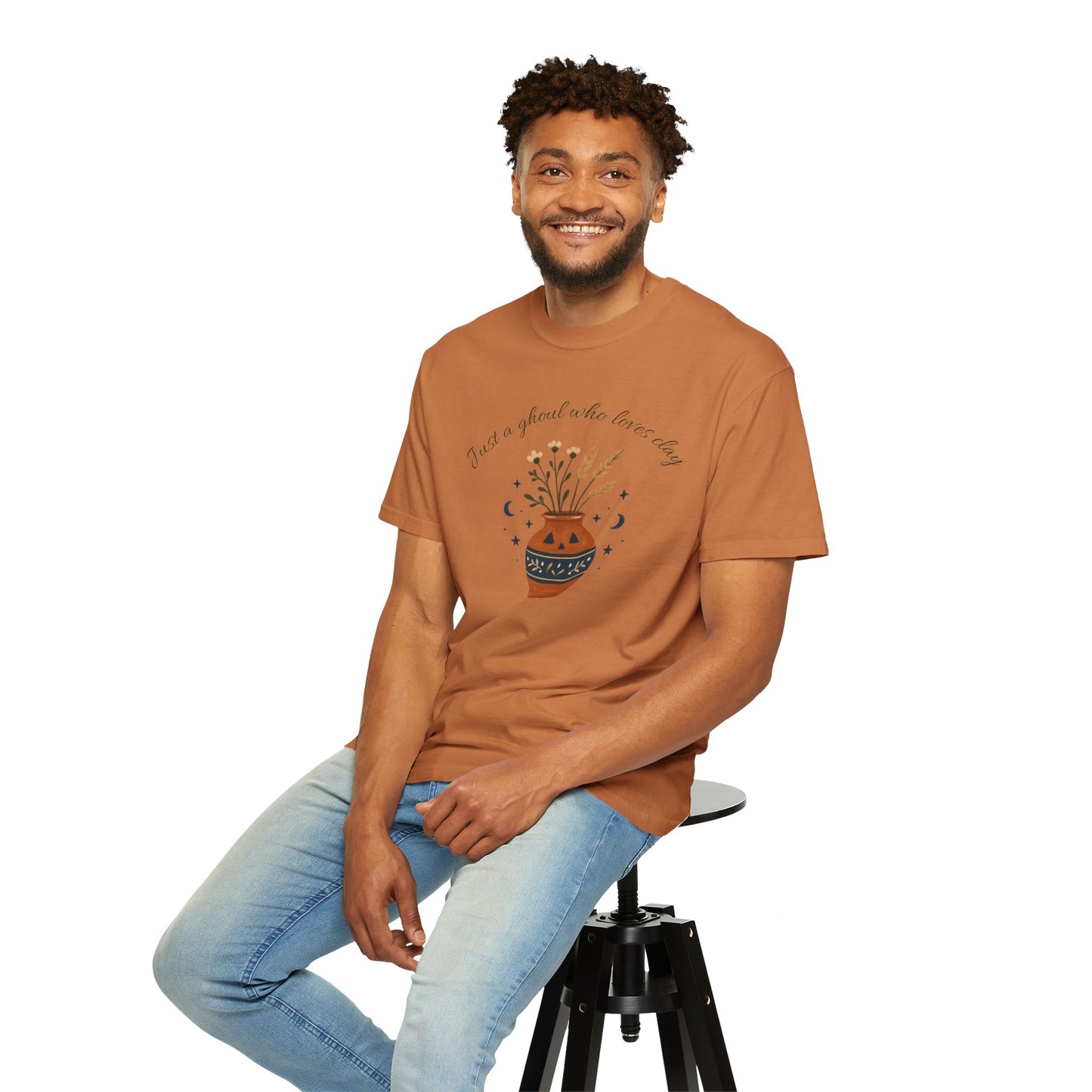 Pottery Halloween T-Shirt, Casual Gift, Free Spirit Style