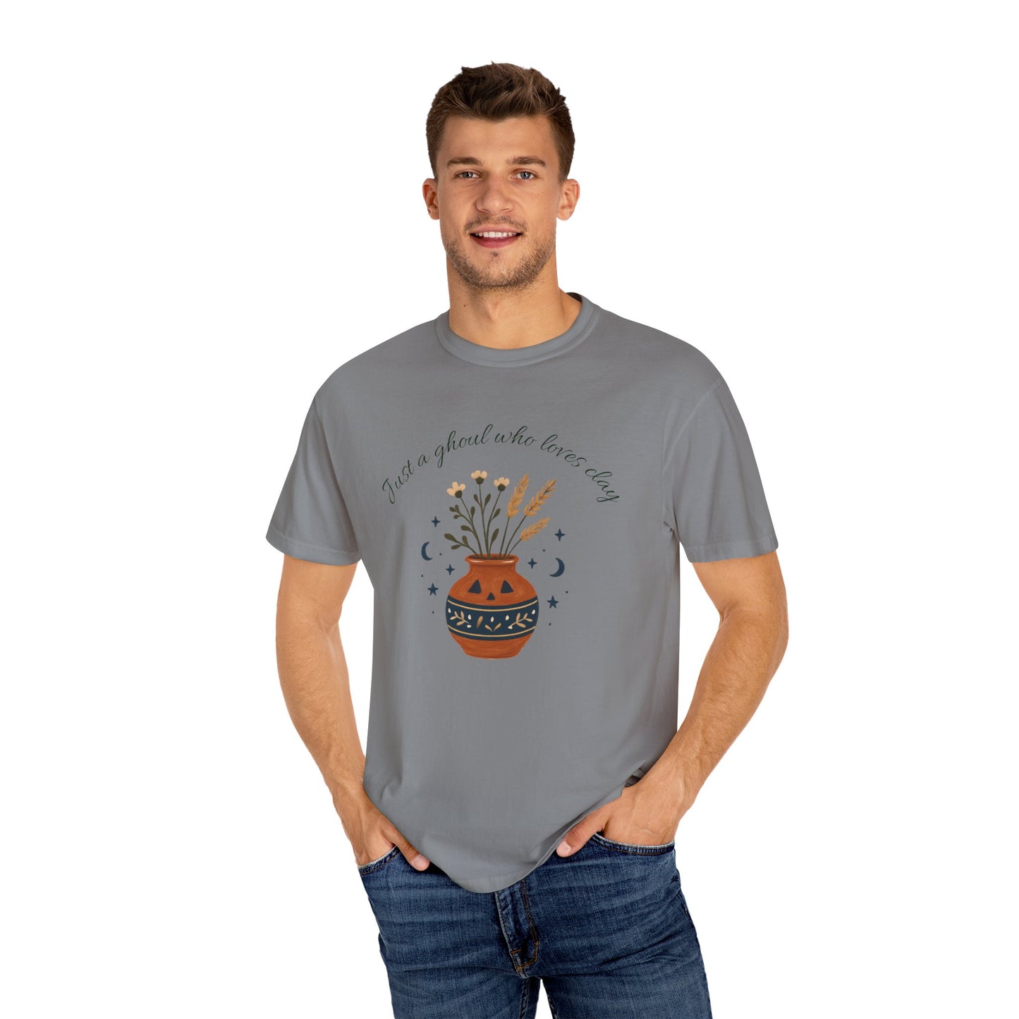 Pottery Halloween T-Shirt, Casual Gift, Free Spirit Style