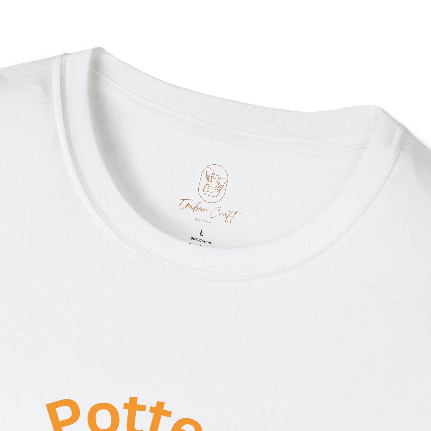 Pottery is my happy place - Unisex Softstyle T-Shirt