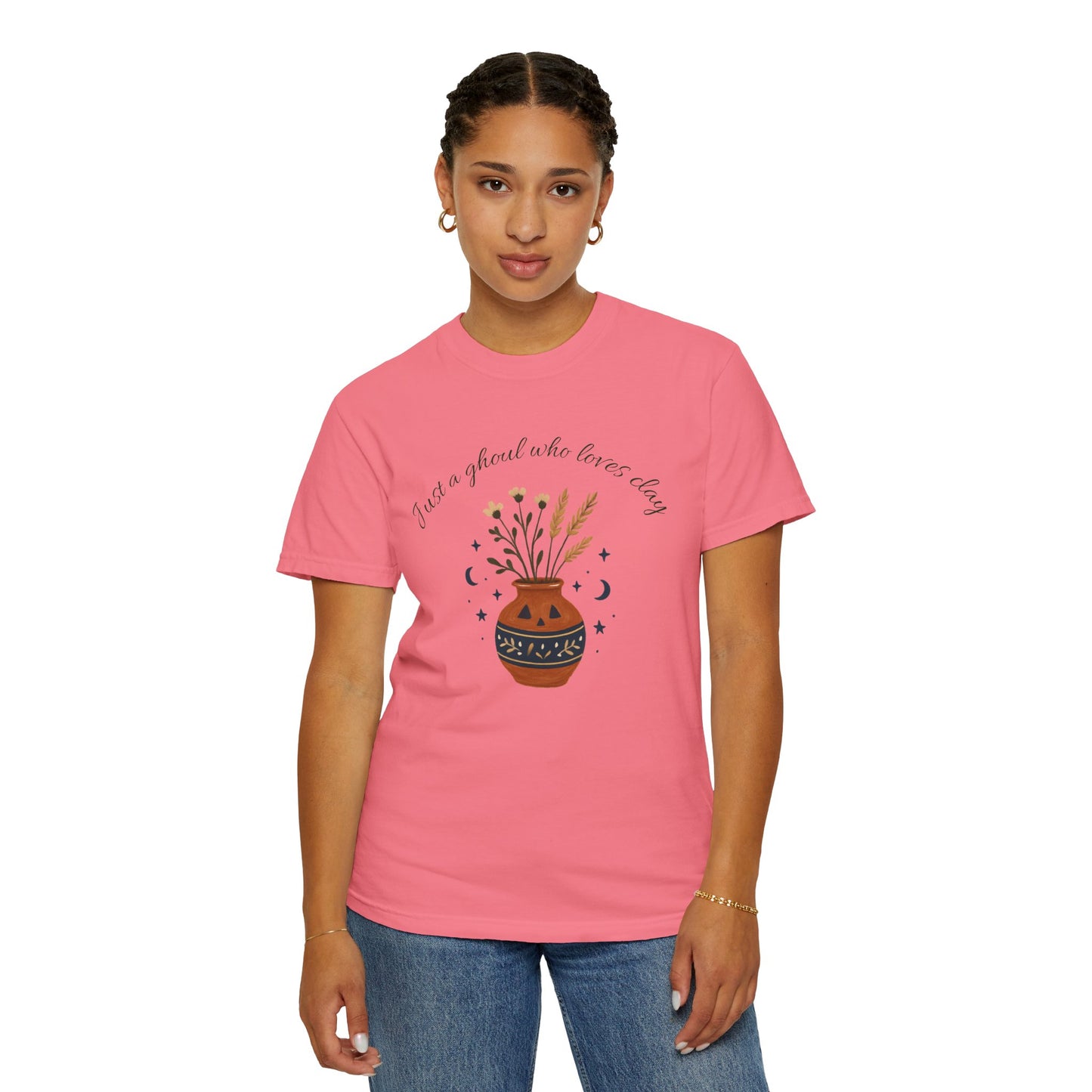 Pottery Halloween T-Shirt, Casual Gift, Free Spirit Style