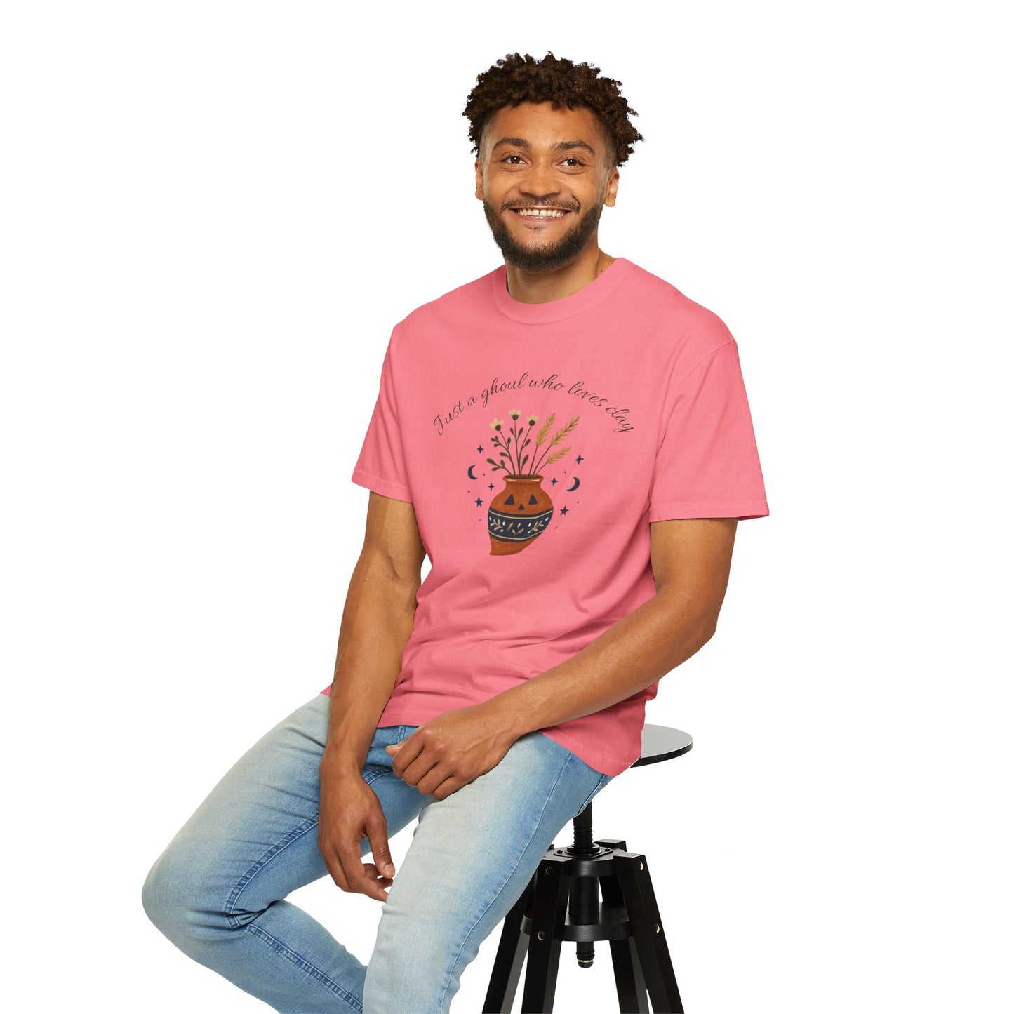Pottery Halloween T-Shirt, Casual Gift, Free Spirit Style
