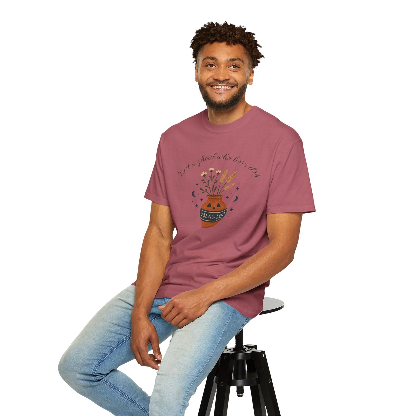 Pottery Halloween T-Shirt, Casual Gift, Free Spirit Style