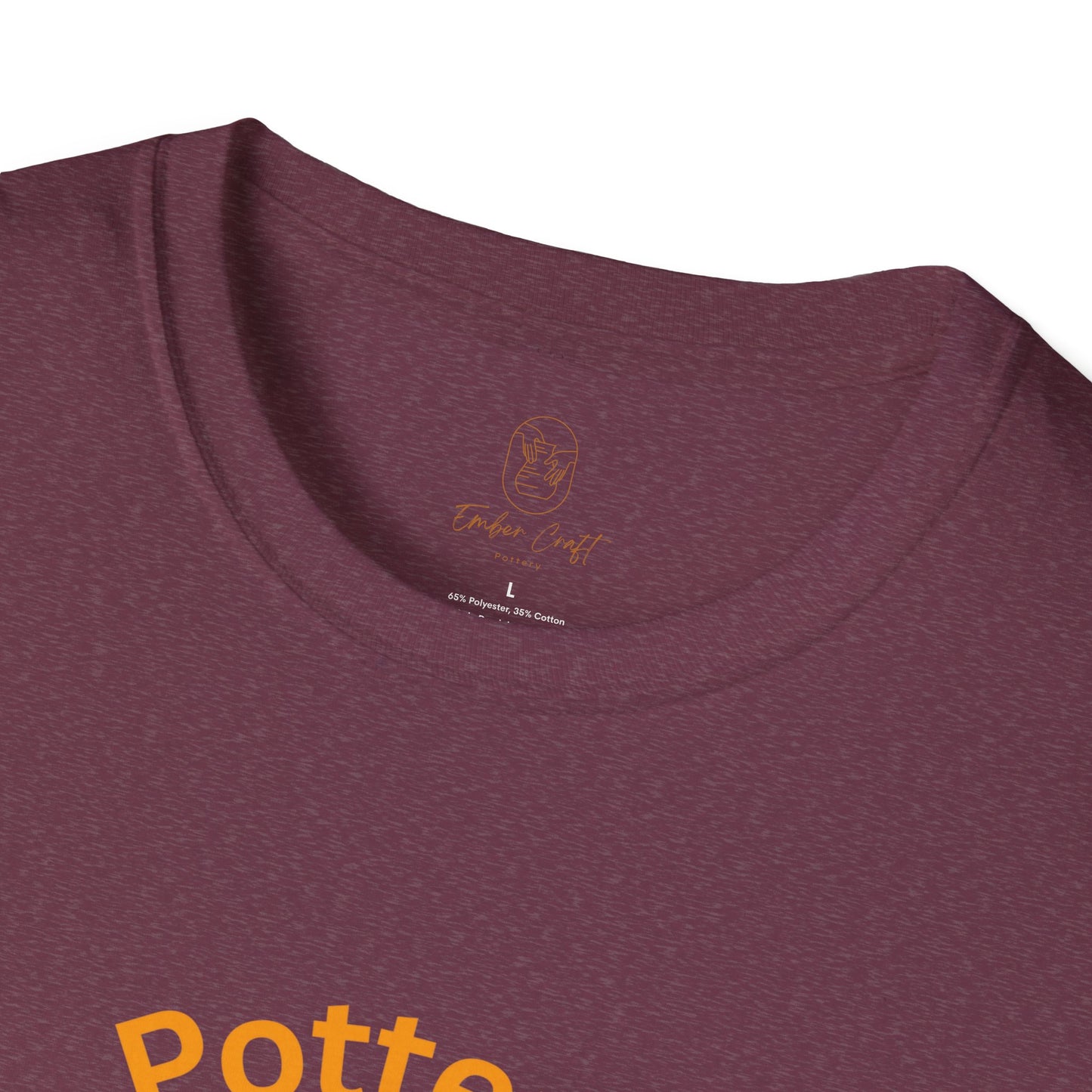 Pottery is my happy place - Unisex Softstyle T-Shirt