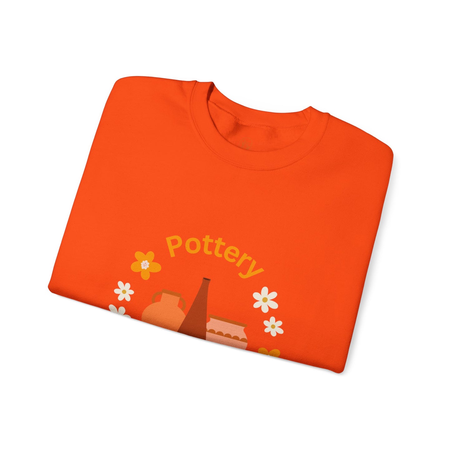 Pottery is my happy place - Unisex Crewneck Sweatshirt