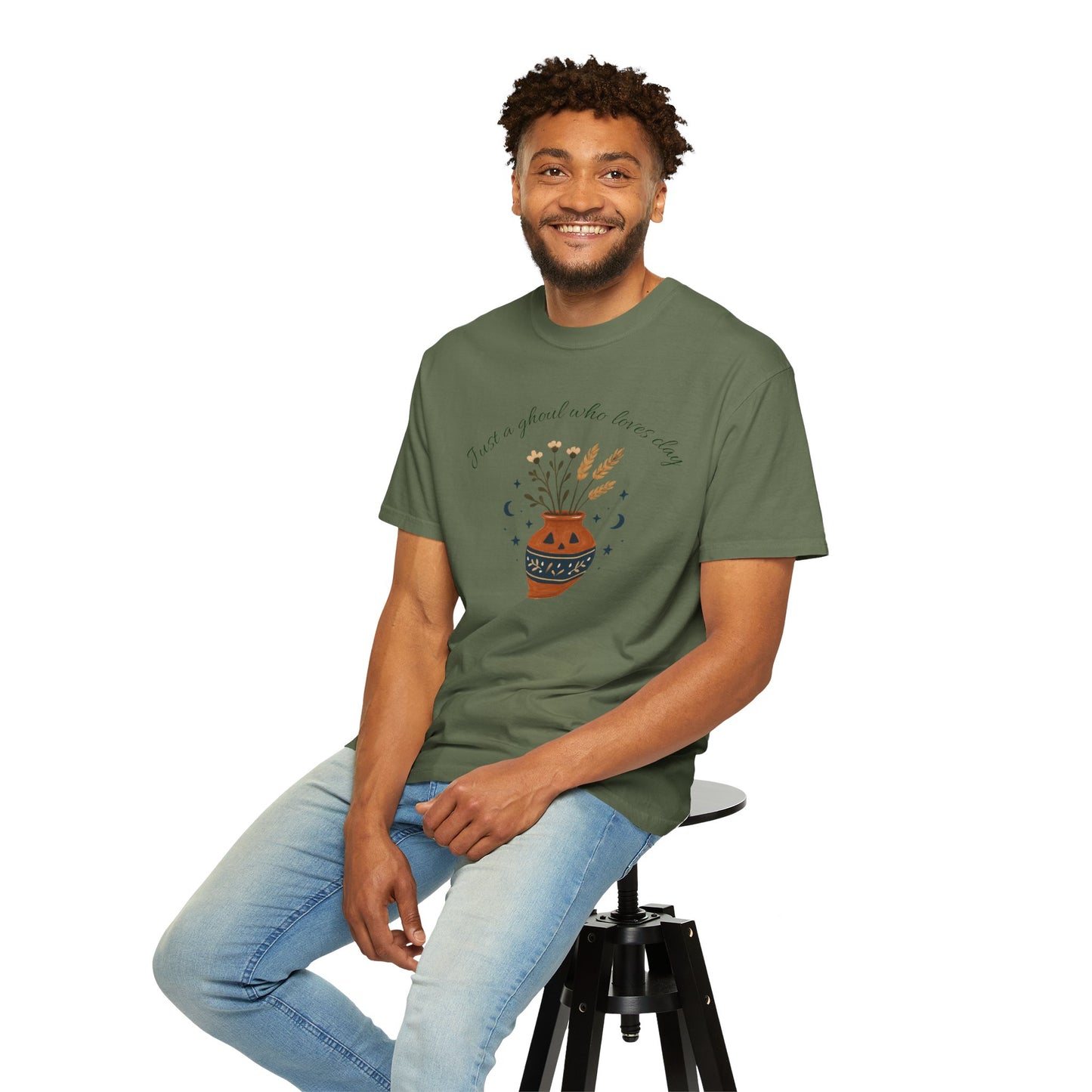 Pottery Halloween T-Shirt, Casual Gift, Free Spirit Style