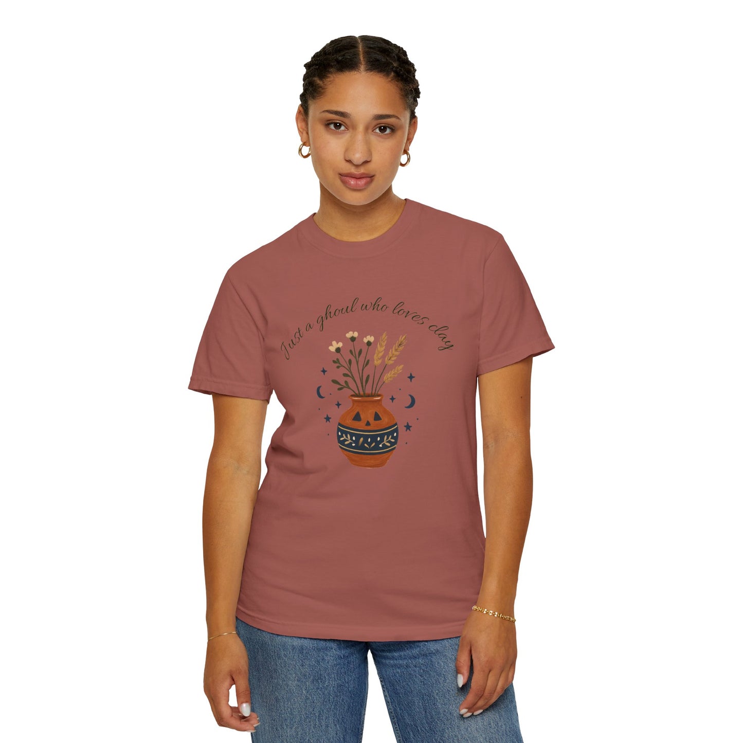 Pottery Halloween T-Shirt, Casual Gift, Free Spirit Style