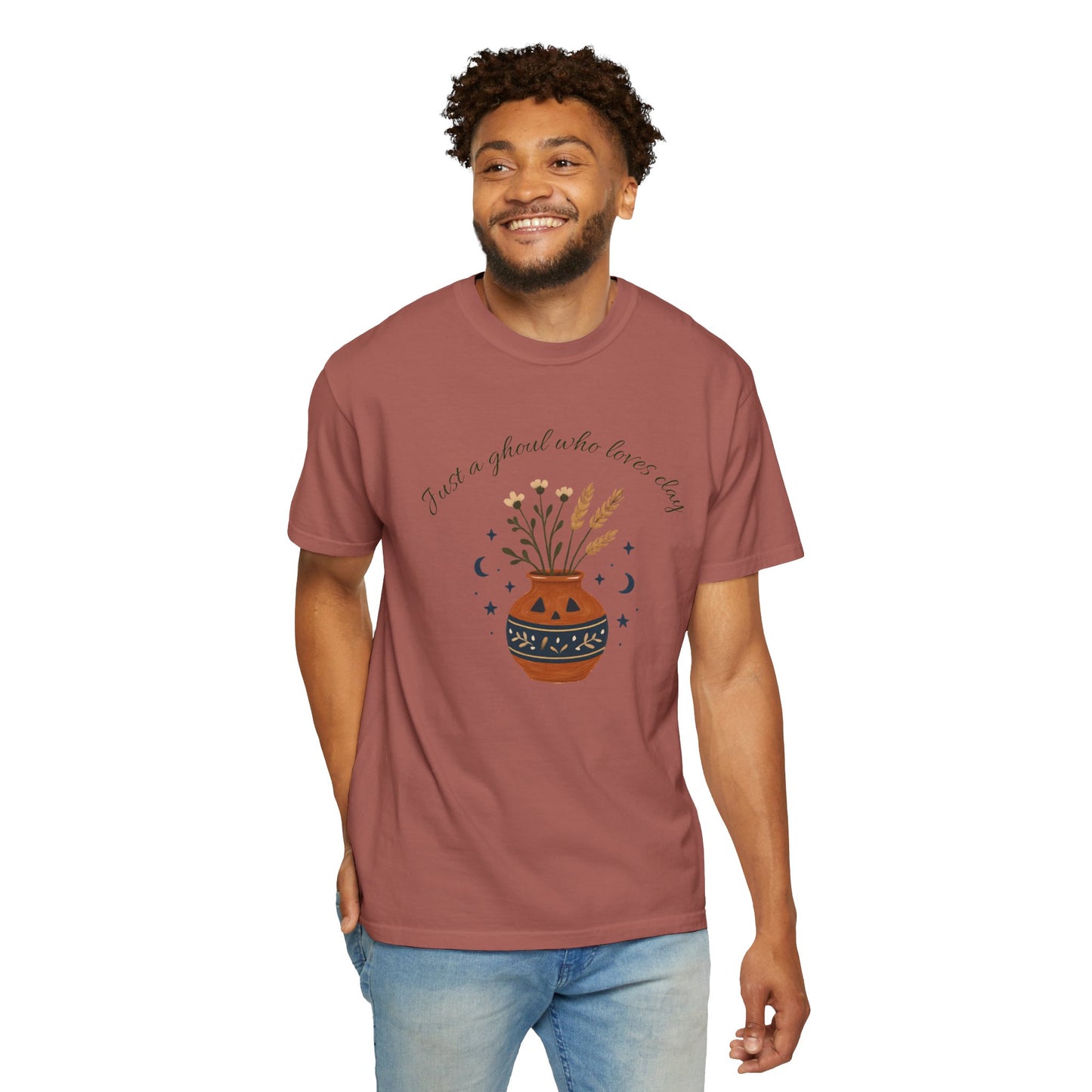 Pottery Halloween T-Shirt, Casual Gift, Free Spirit Style