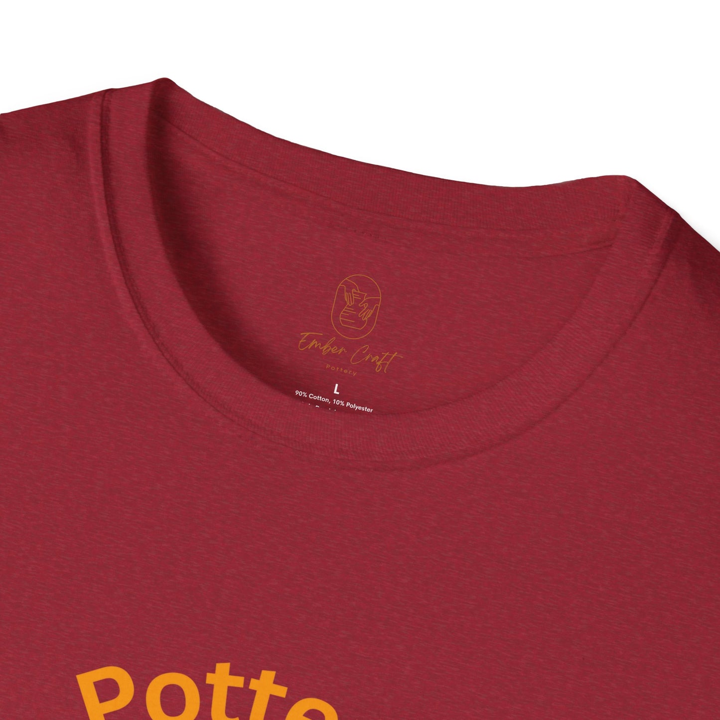 Pottery is my happy place - Unisex Softstyle T-Shirt