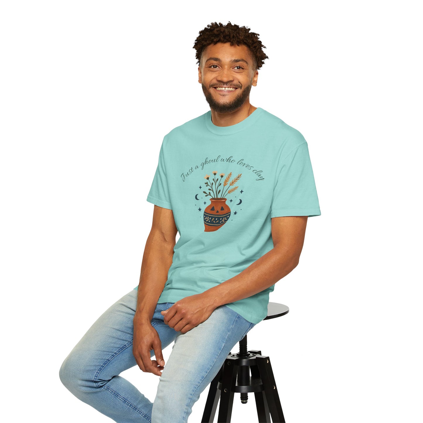 Pottery Halloween T-Shirt, Casual Gift, Free Spirit Style