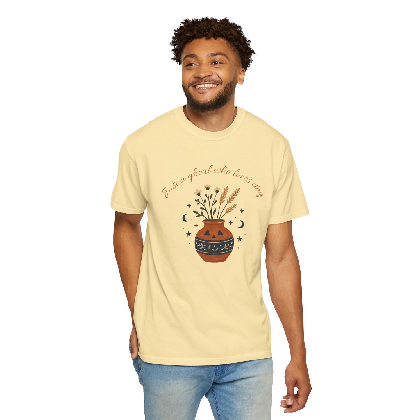 Pottery Halloween T-Shirt, Casual Gift, Free Spirit Style