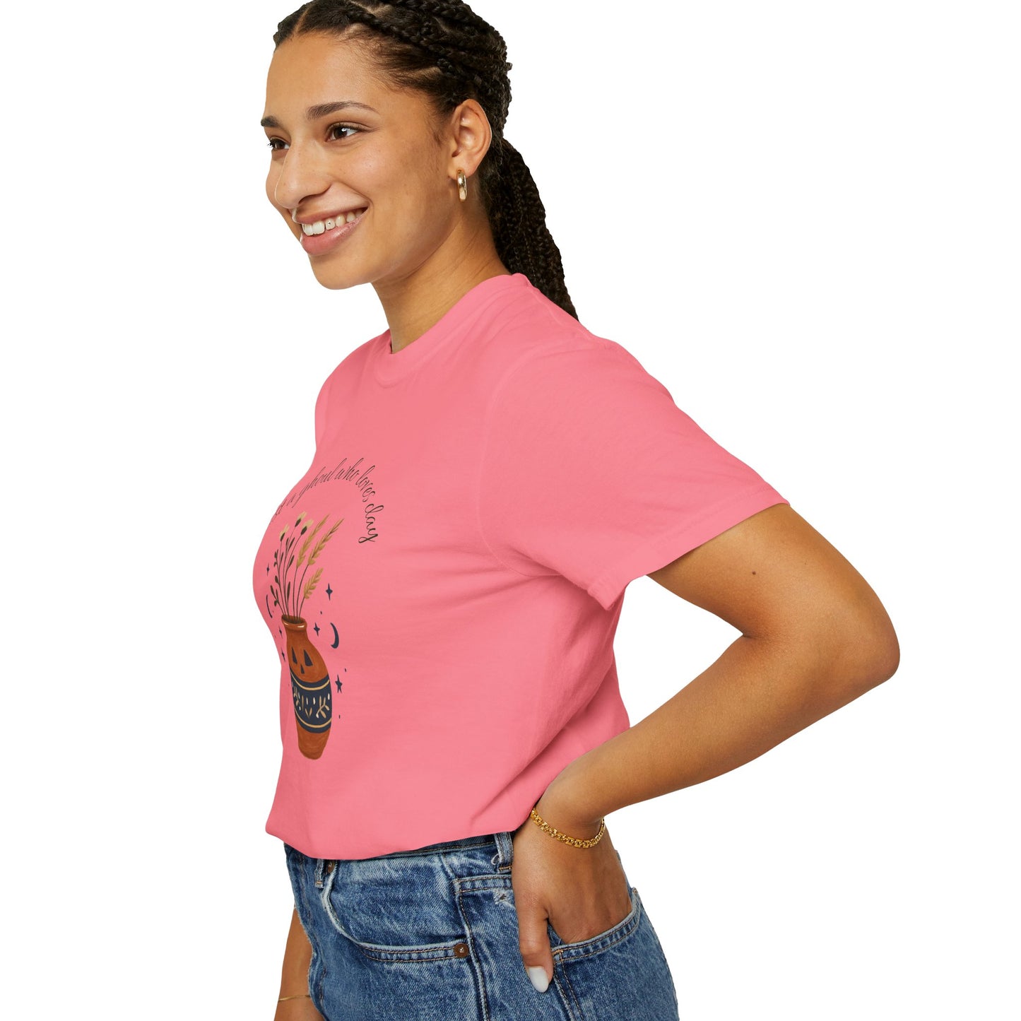 Pottery Halloween T-Shirt, Casual Gift, Free Spirit Style