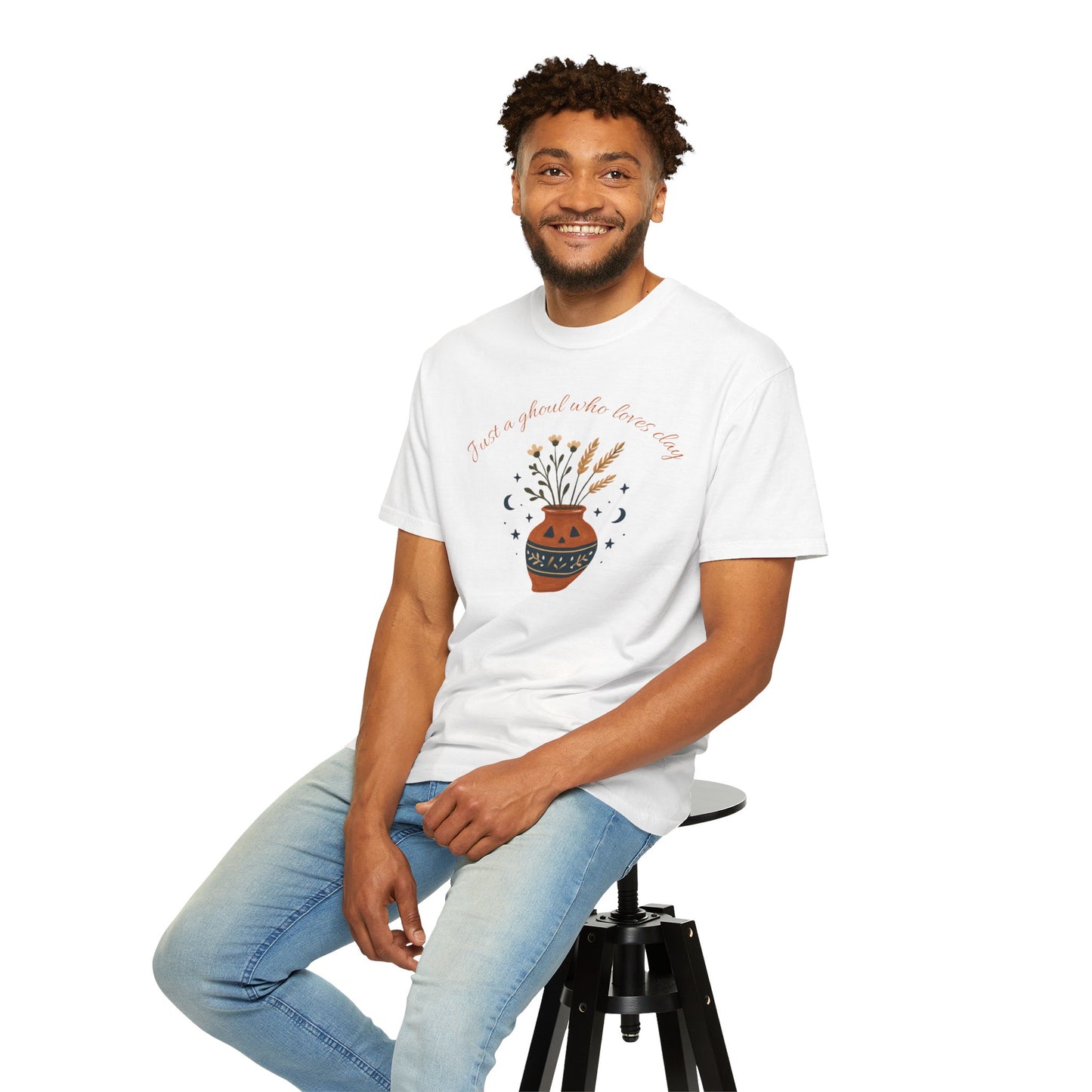 Pottery Halloween T-Shirt, Casual Gift, Free Spirit Style
