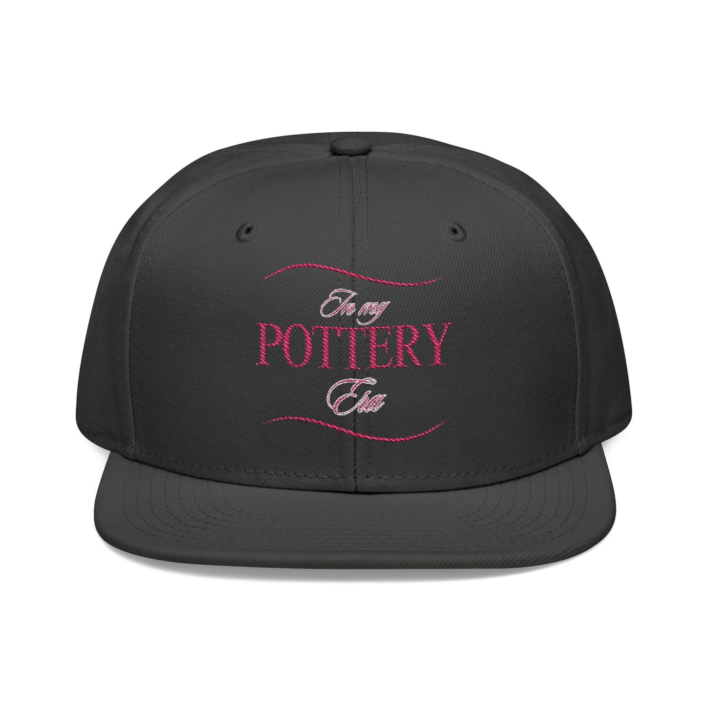 Embroidered Snapback Hat - Perfect for Pottery Lovers, Casual Wear, Gifts for Artists, Outdoor Events, Unique Accessory