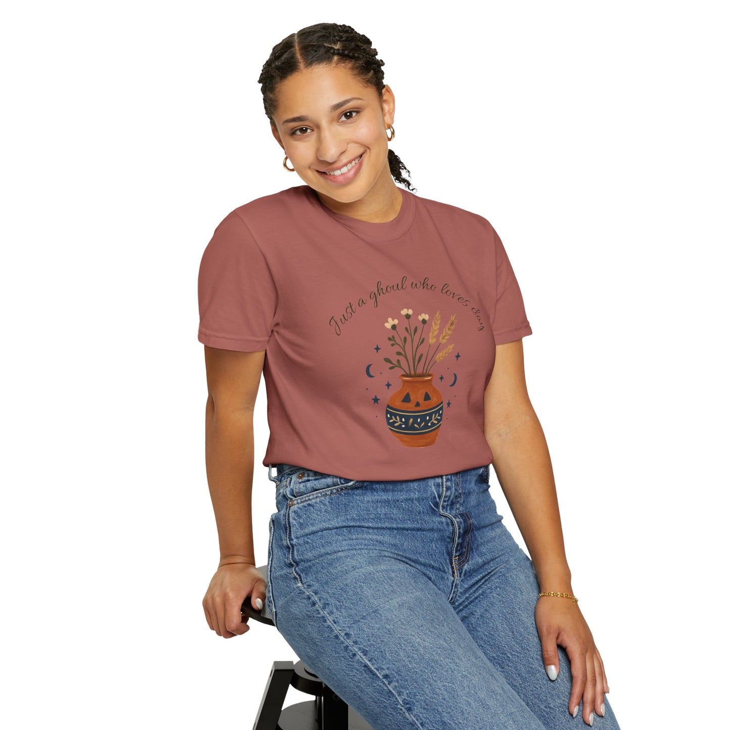 Pottery Halloween T-Shirt, Casual Gift, Free Spirit Style