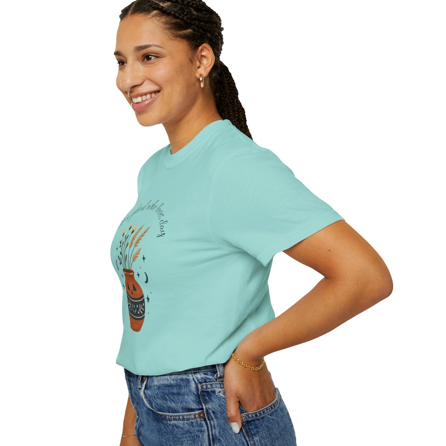 Pottery Halloween T-Shirt, Casual Gift, Free Spirit Style