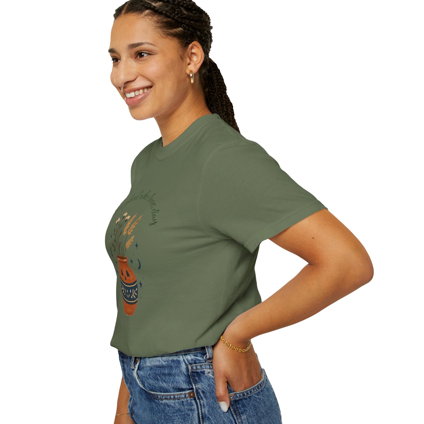 Pottery Halloween T-Shirt, Casual Gift, Free Spirit Style
