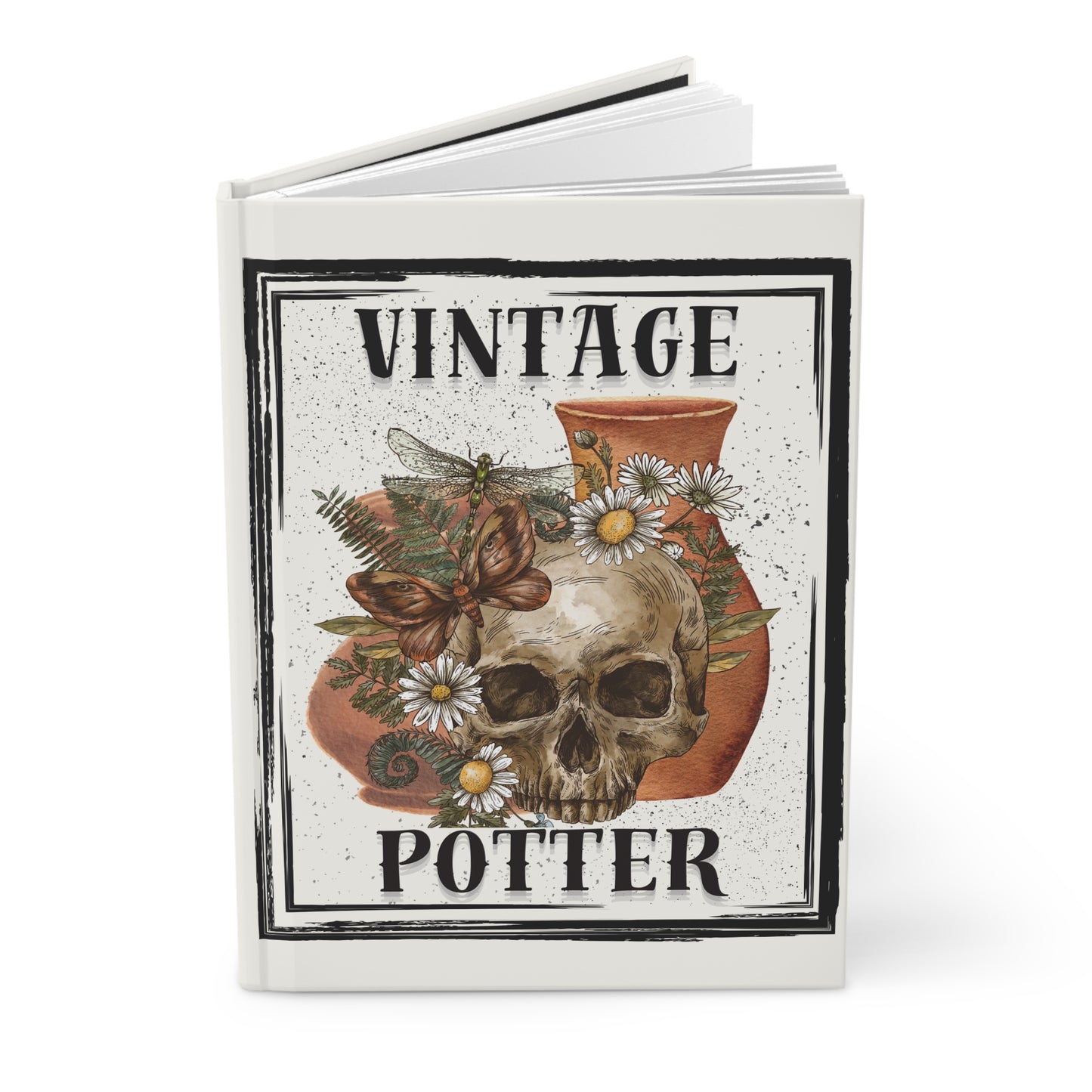 Vintage Pottery Journal | Artistic Hardcover Notebook for Pottery Lovers, Gift for Artists, Creative Writing, Glaze Journal, Studio Notebook