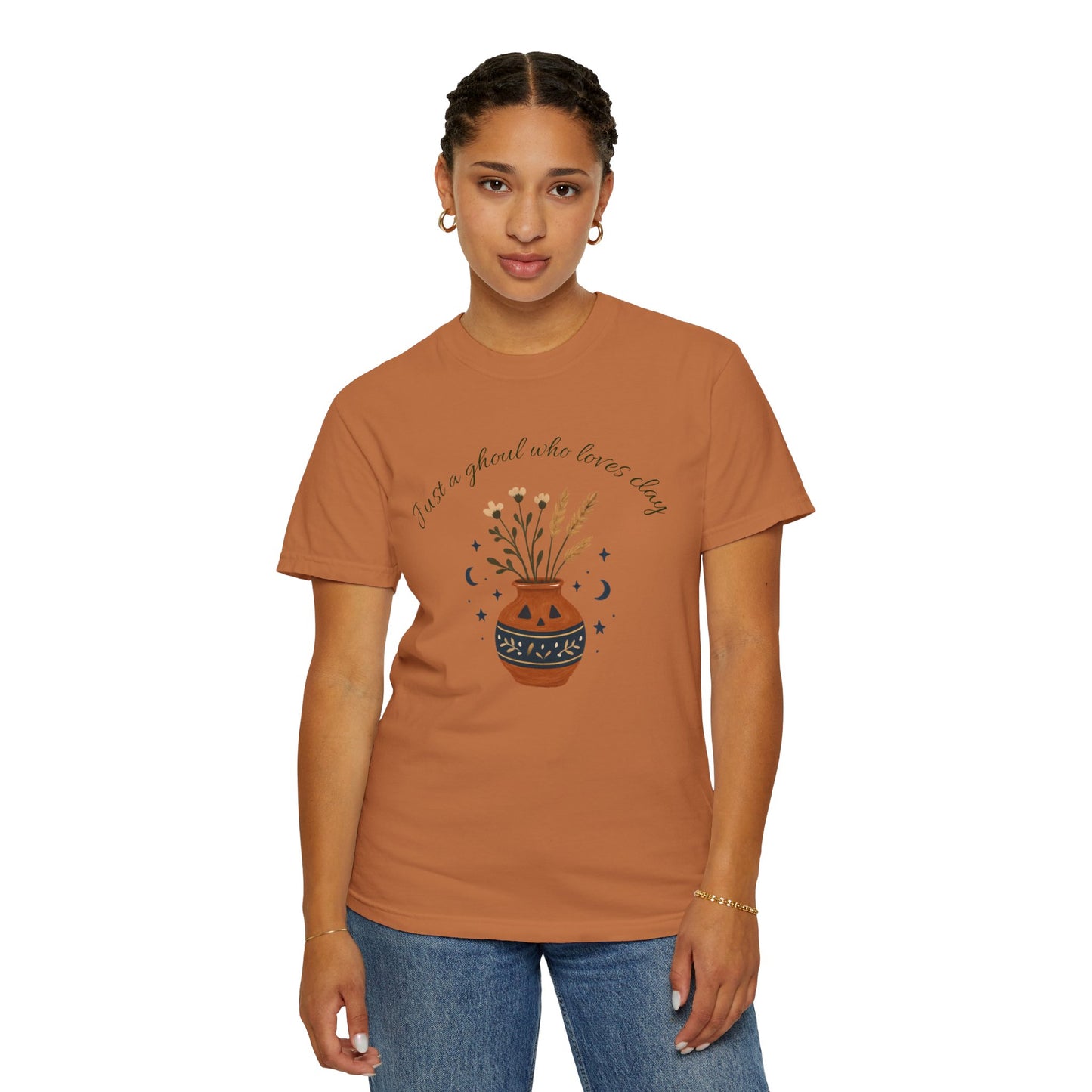 Pottery Halloween T-Shirt, Casual Gift, Free Spirit Style