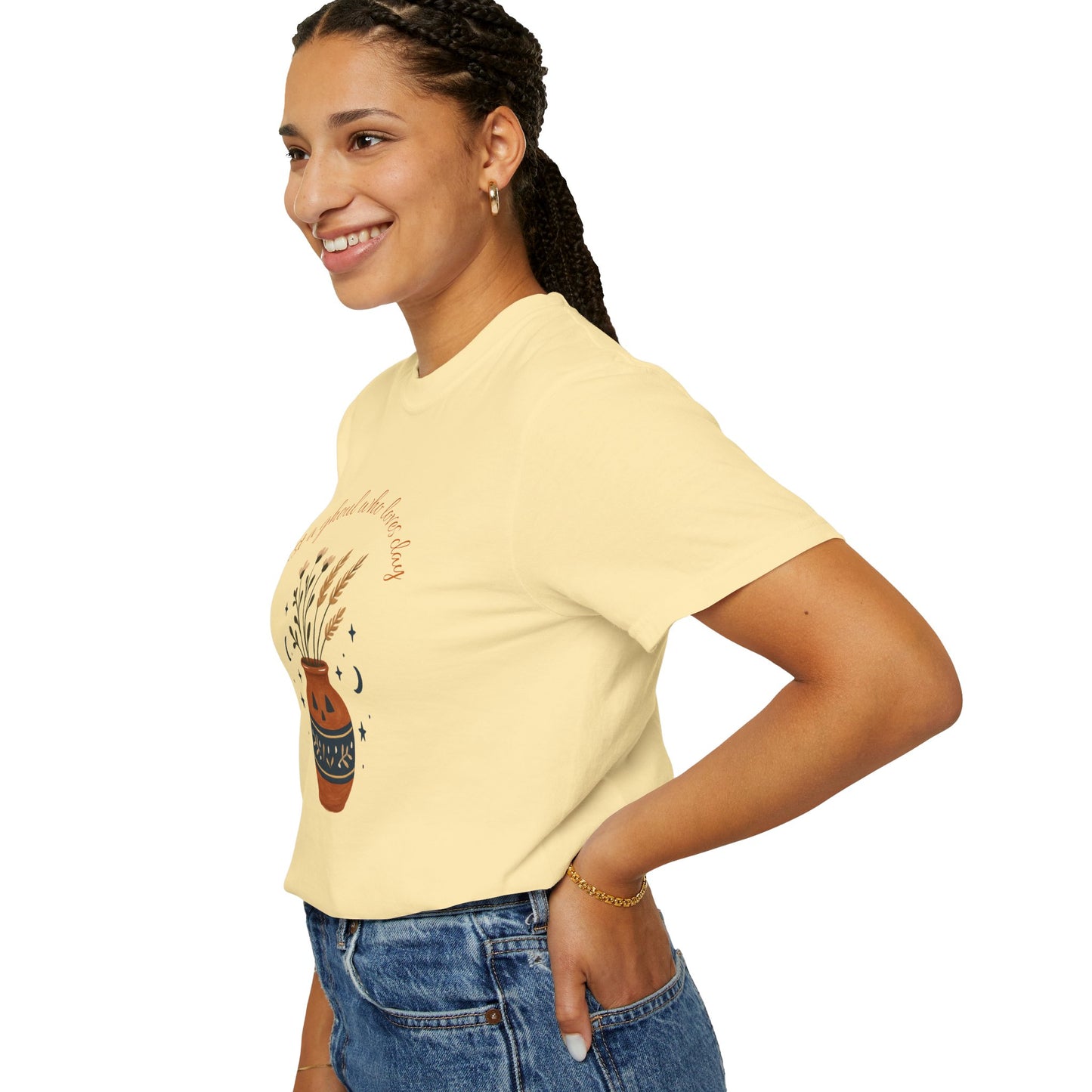 Pottery Halloween T-Shirt, Casual Gift, Free Spirit Style