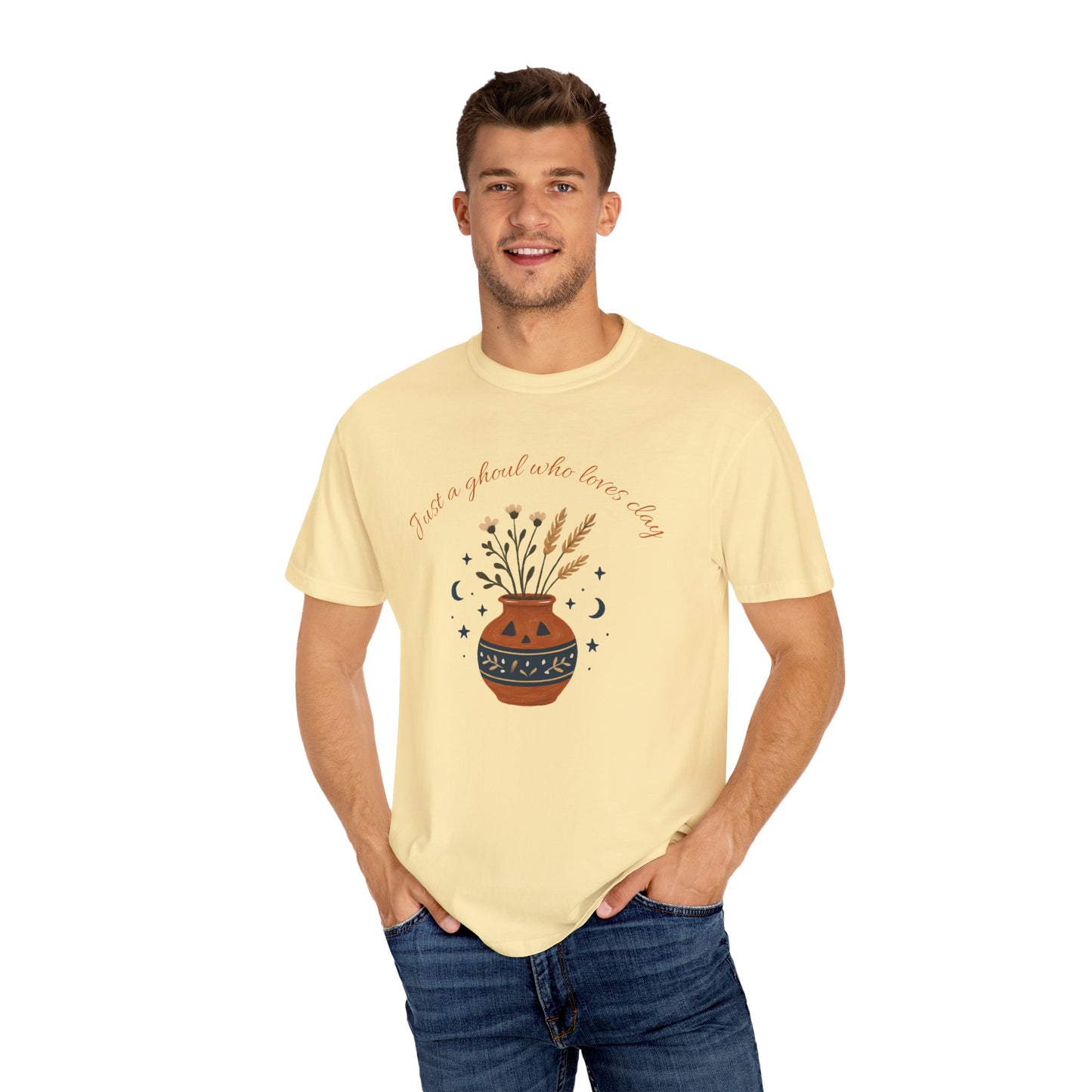 Pottery Halloween T-Shirt, Casual Gift, Free Spirit Style