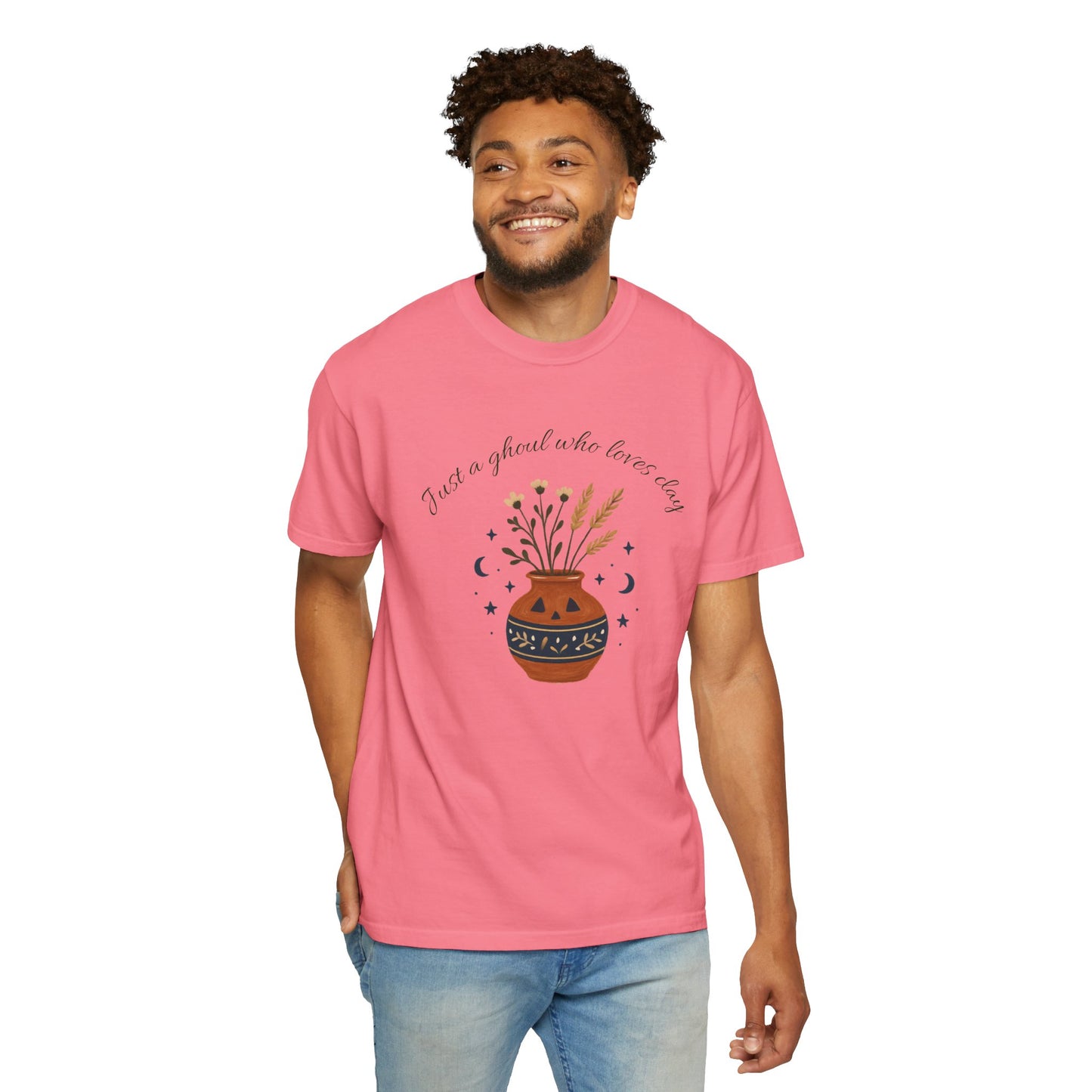 Pottery Halloween T-Shirt, Casual Gift, Free Spirit Style