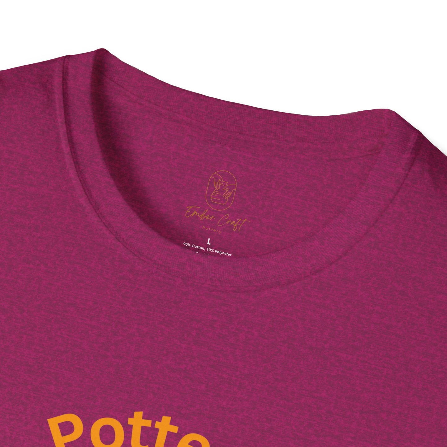 Pottery is my happy place - Unisex Softstyle T-Shirt