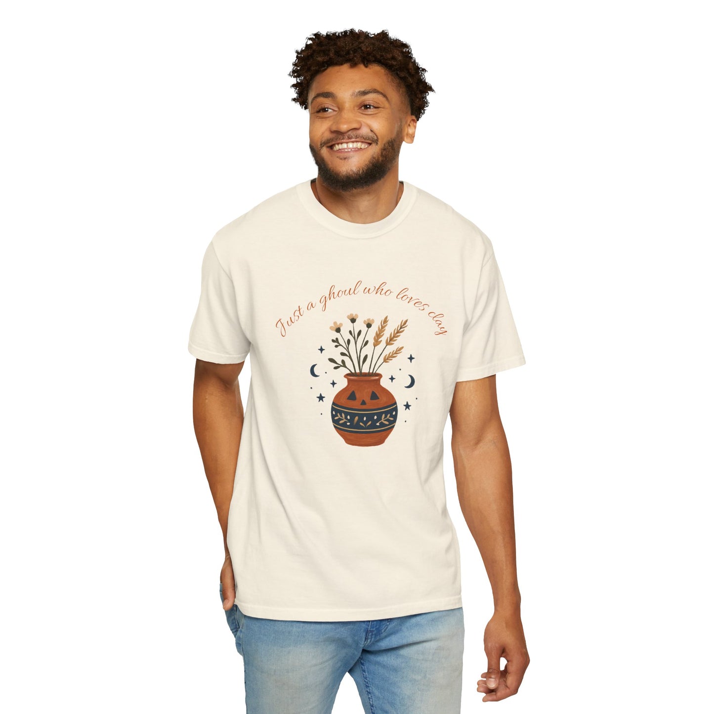 Pottery Halloween T-Shirt, Casual Gift, Free Spirit Style
