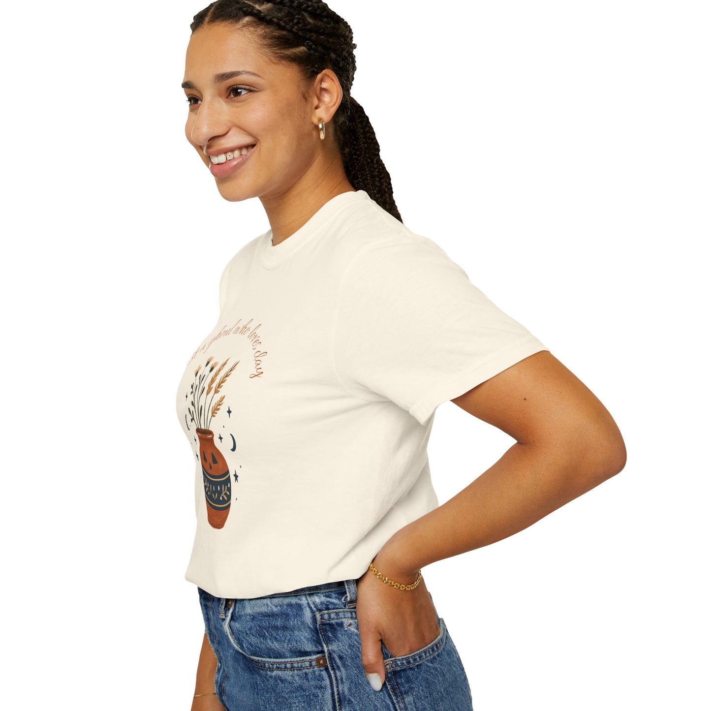Pottery Halloween T-Shirt, Casual Gift, Free Spirit Style