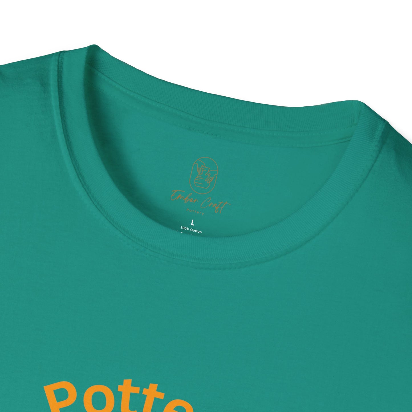 Pottery is my happy place - Unisex Softstyle T-Shirt