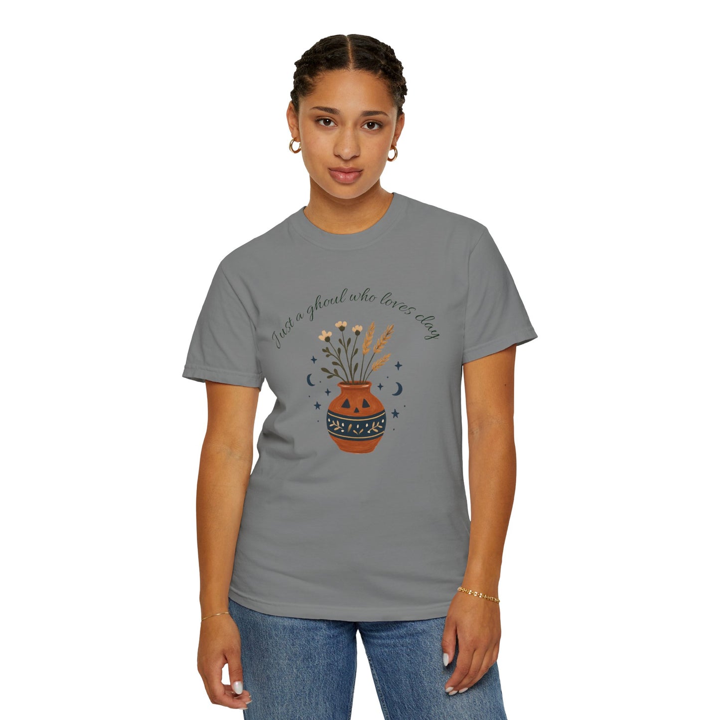 Pottery Halloween T-Shirt, Casual Gift, Free Spirit Style
