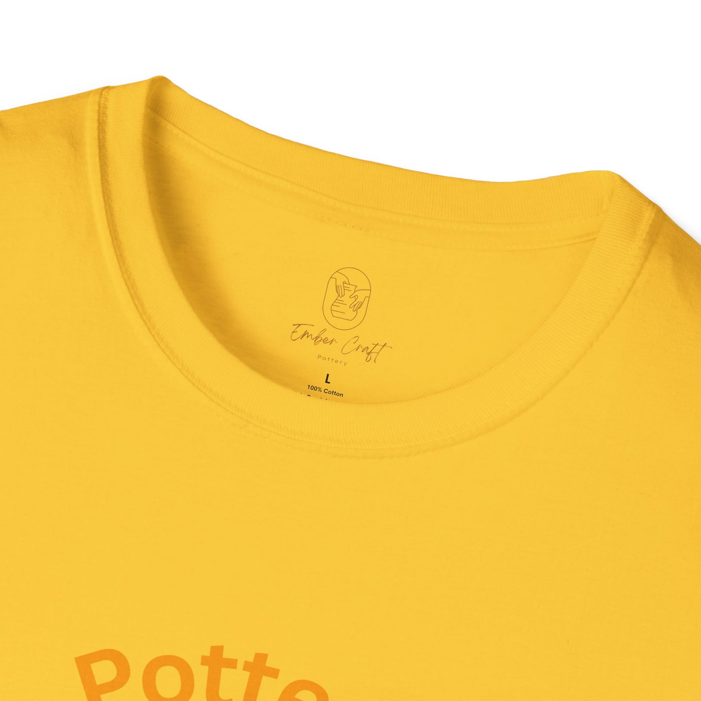 Pottery is my happy place - Unisex Softstyle T-Shirt