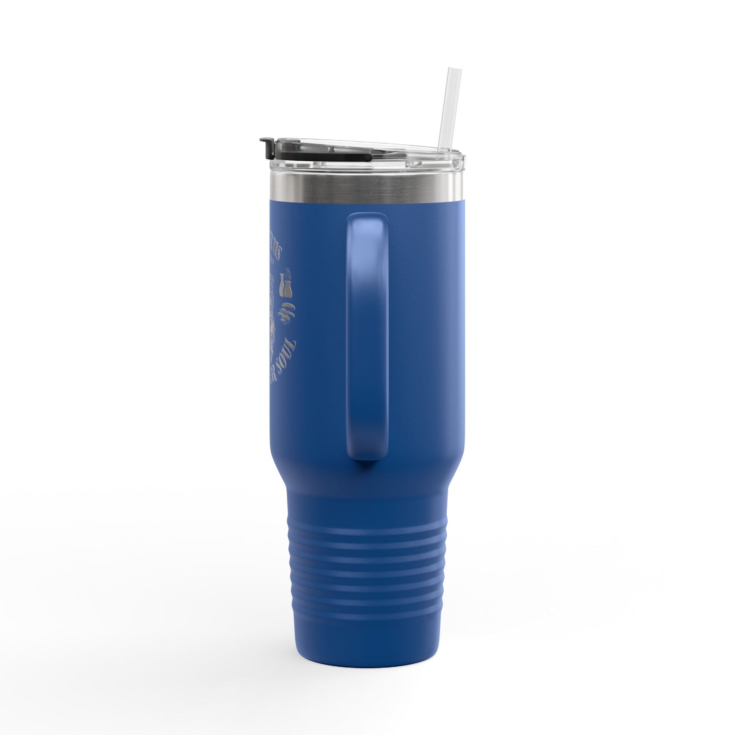 Wildflower Soul Insulated Travel Mug, 40oz - Perfect for Road Trips, Camping, Coffee Lovers, Gifts, Summer Adventures
