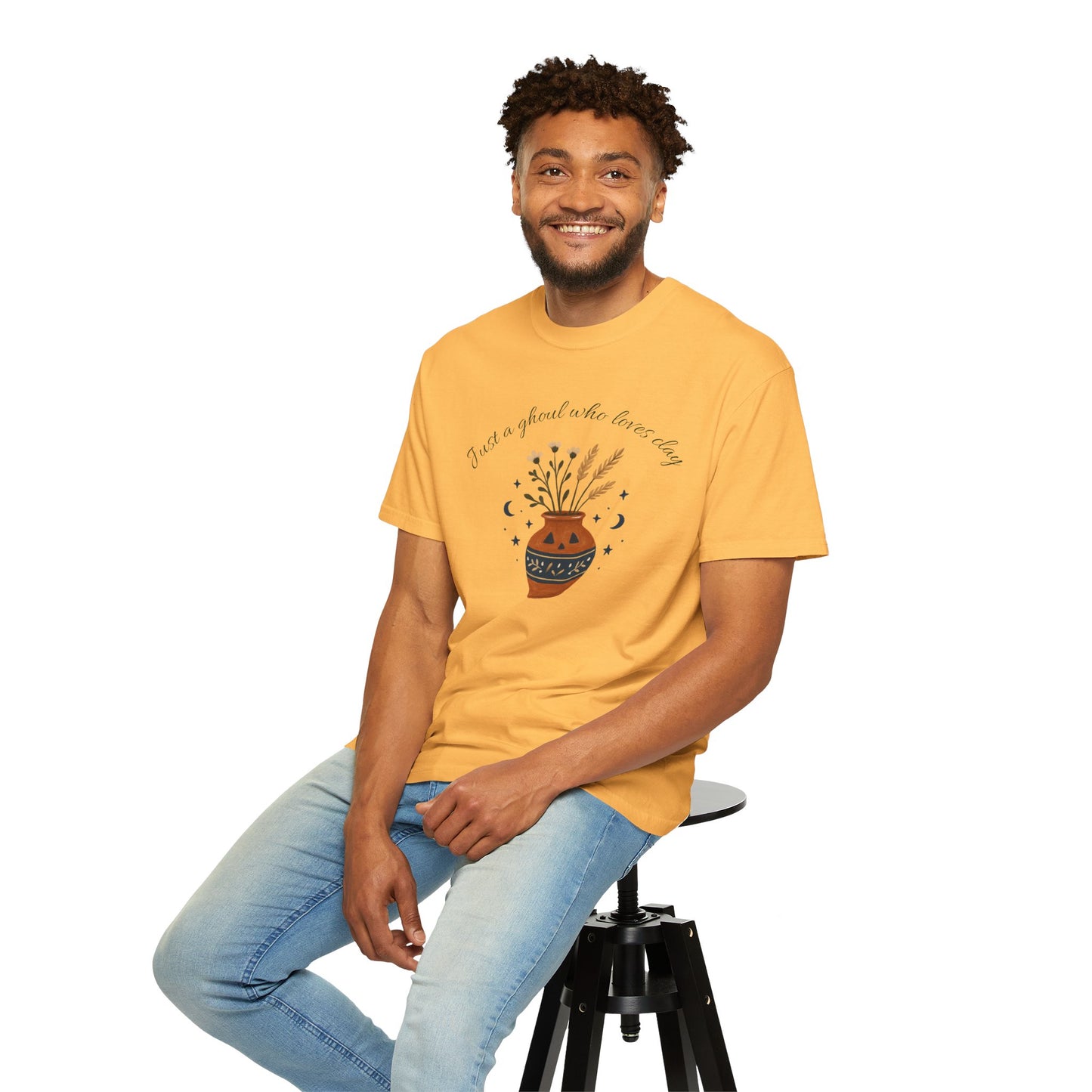 Pottery Halloween T-Shirt, Casual Gift, Free Spirit Style