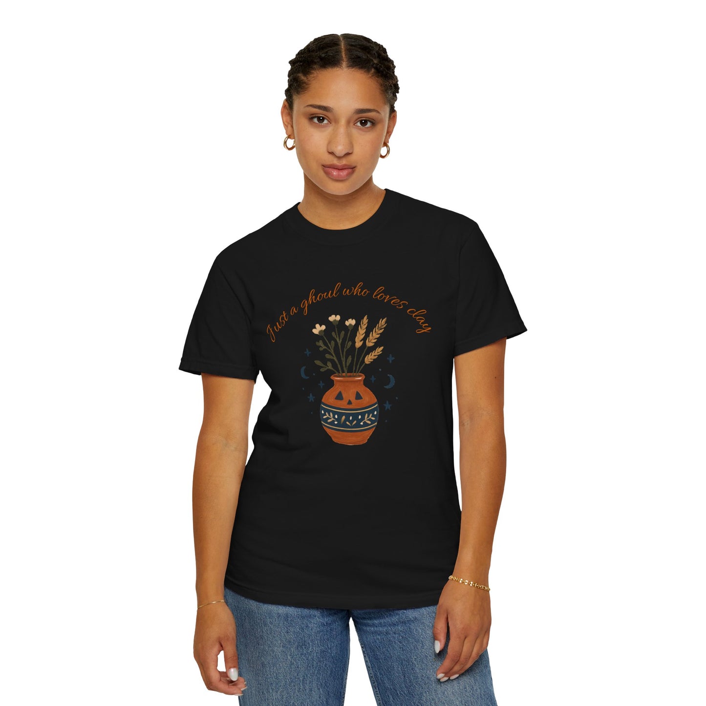 Pottery Halloween T-Shirt, Casual Gift, Free Spirit Style