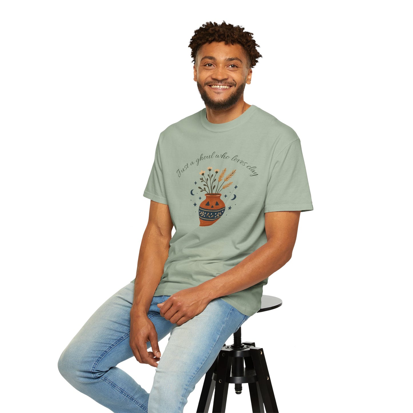 Pottery Halloween T-Shirt, Casual Gift, Free Spirit Style