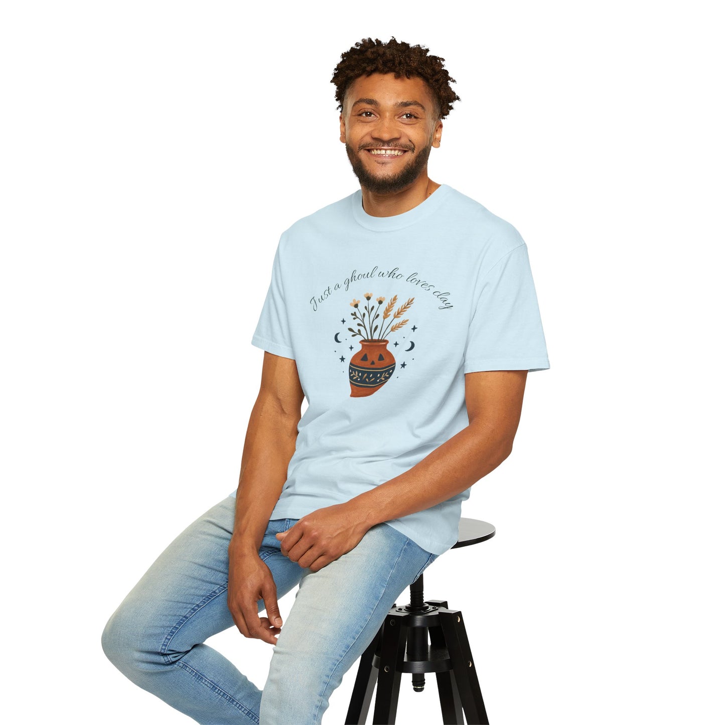 Pottery Halloween T-Shirt, Casual Gift, Free Spirit Style