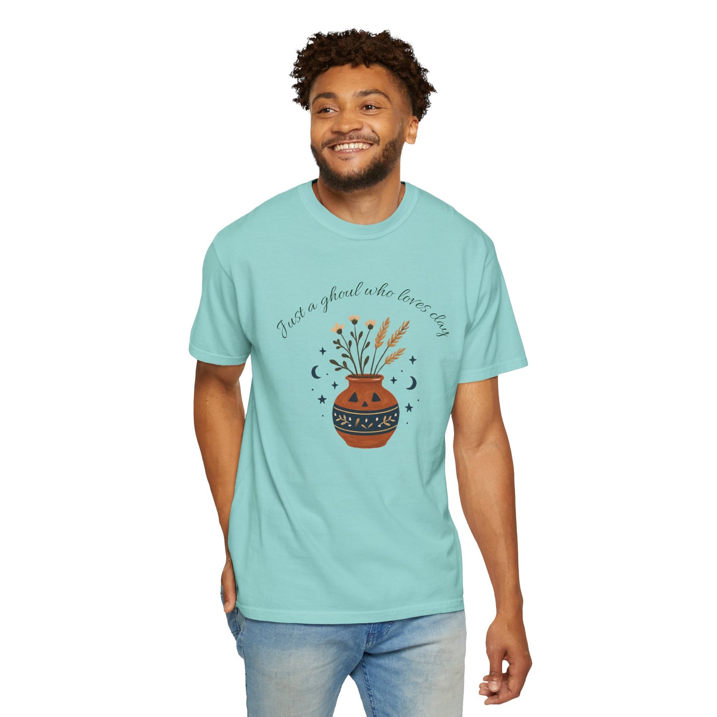 Pottery Halloween T-Shirt, Casual Gift, Free Spirit Style