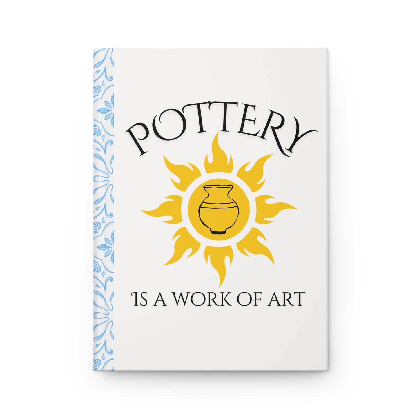 Pottery Journal | Artistic Hardcover Notebook for Pottery Lovers, Gift for Artists, Creative Writing, Glaze Journal, Studio Notebook