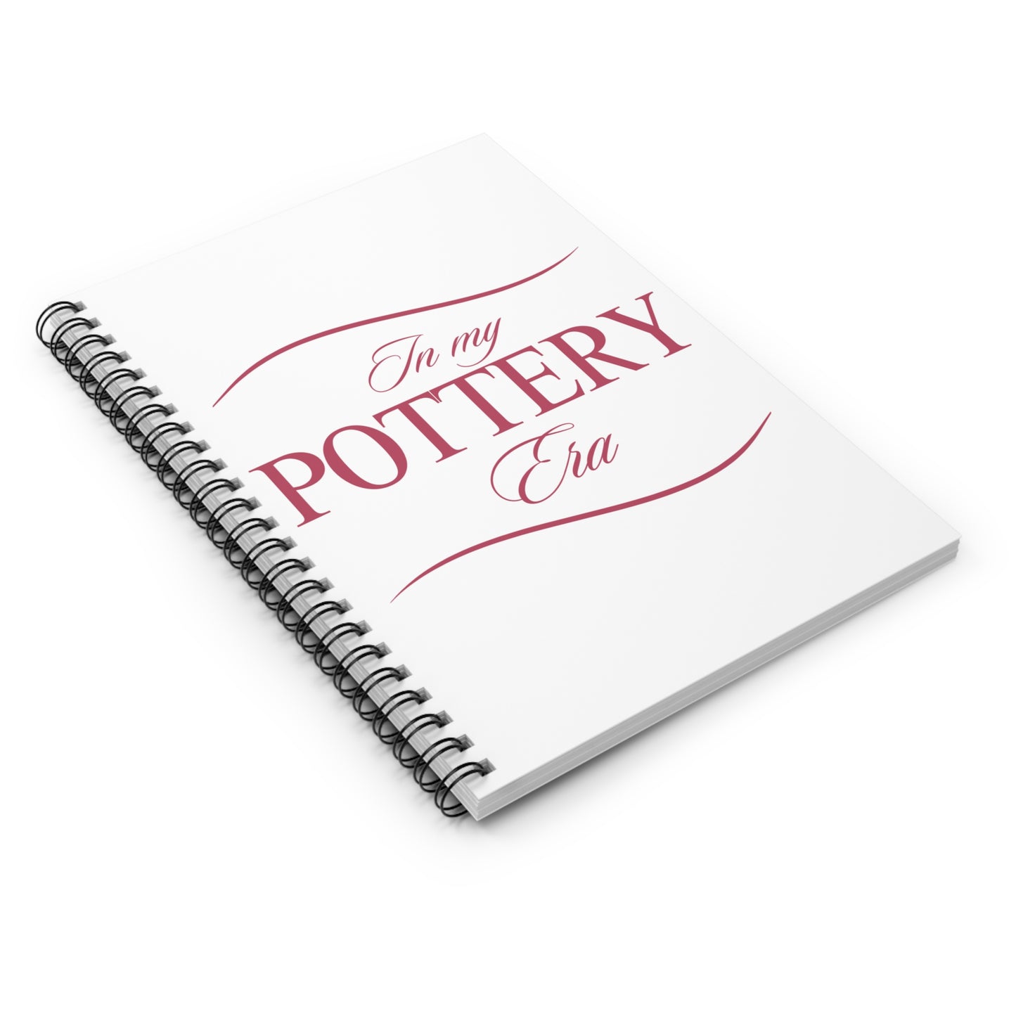 In My Pottery Era Spiral Notebook - Ruled Line for Creatives